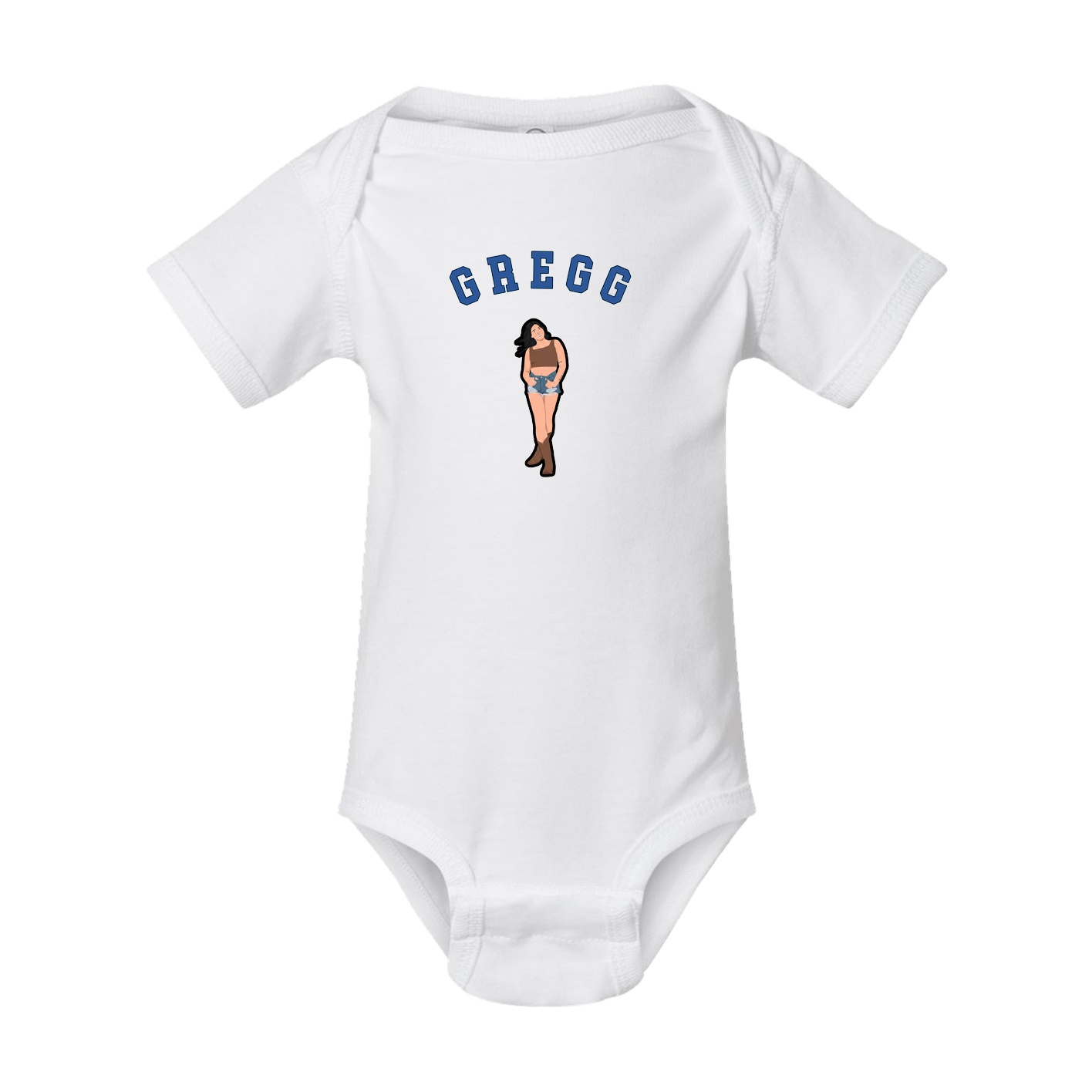 Baby Onesie — Shirsey Arch in White