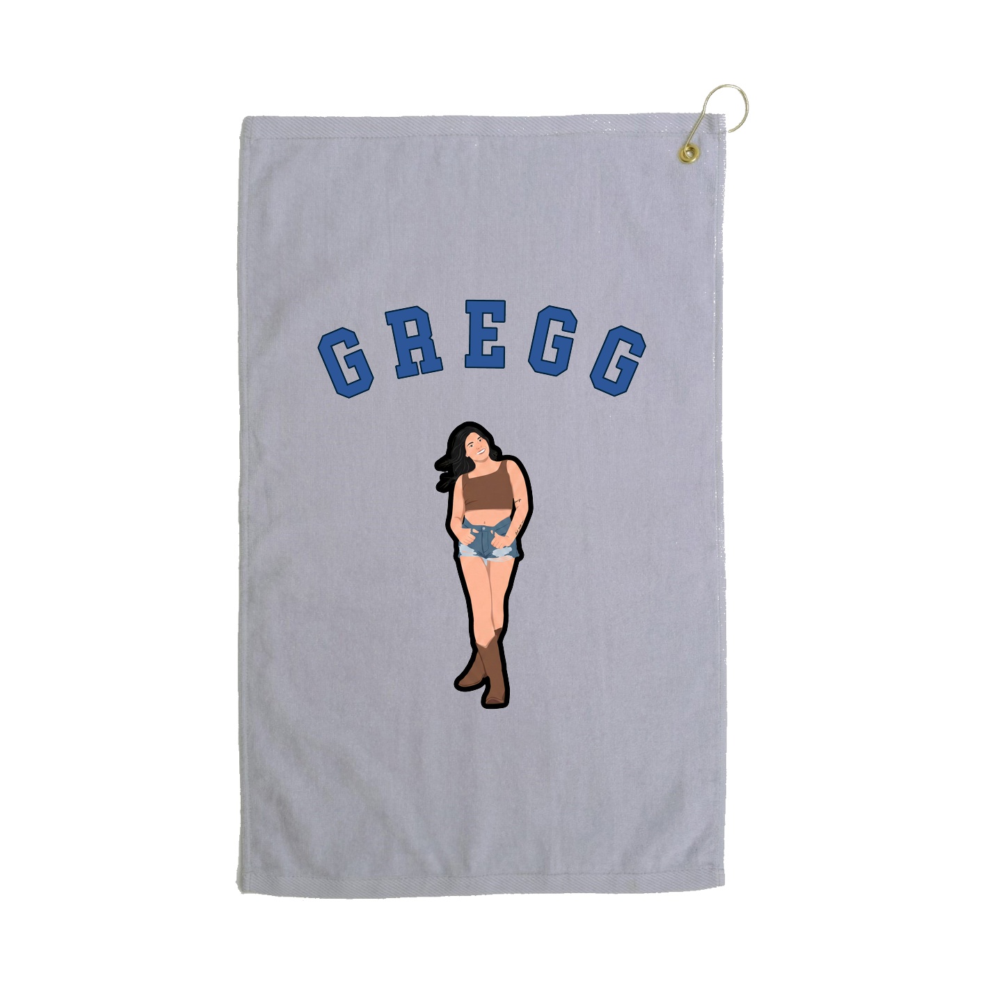 Golf Towel — Shirsey Arch in Grey