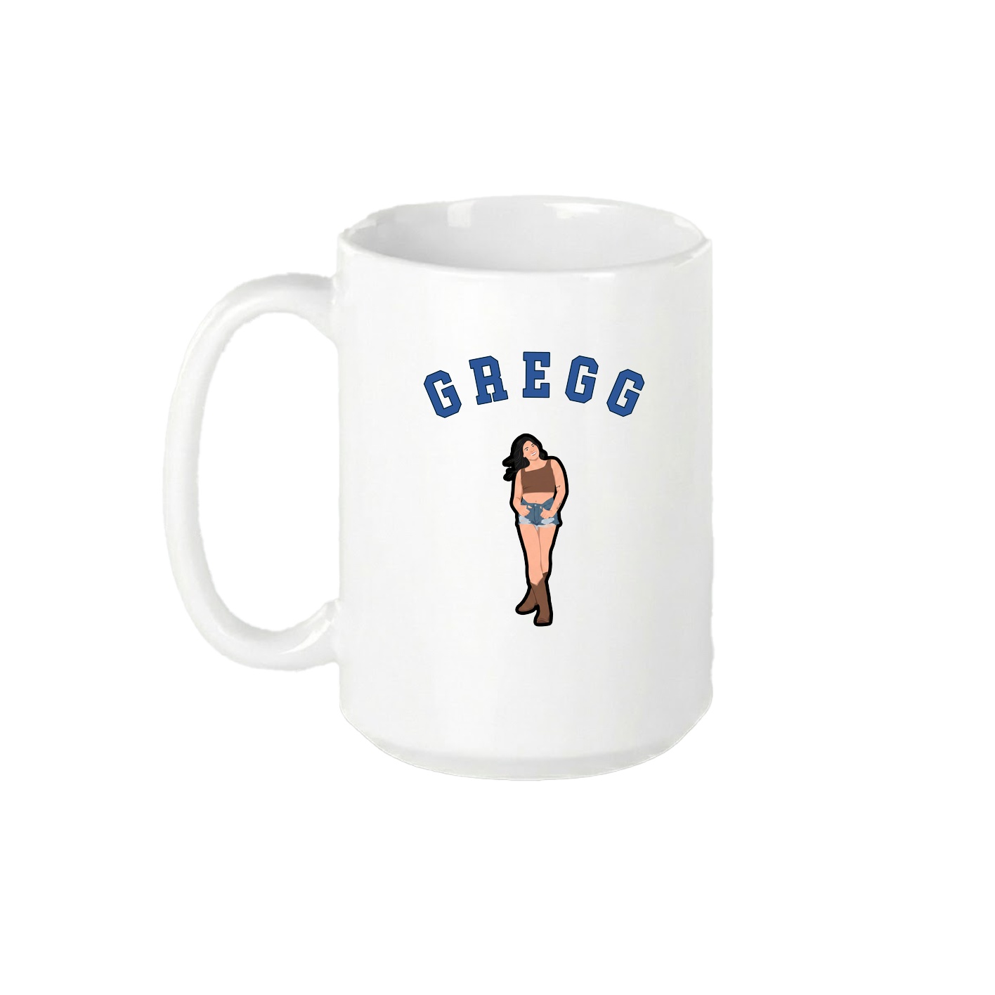 15oz Coffee Mug — Shirsey Arch in White