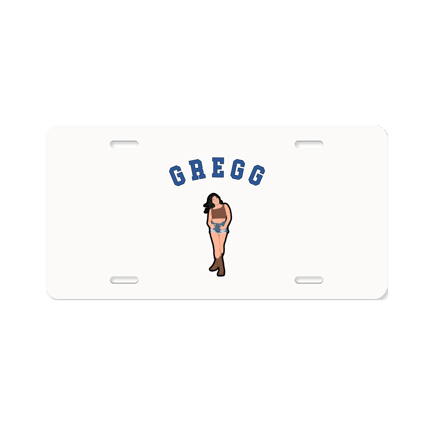 License Plate — Shirsey Arch in Classic