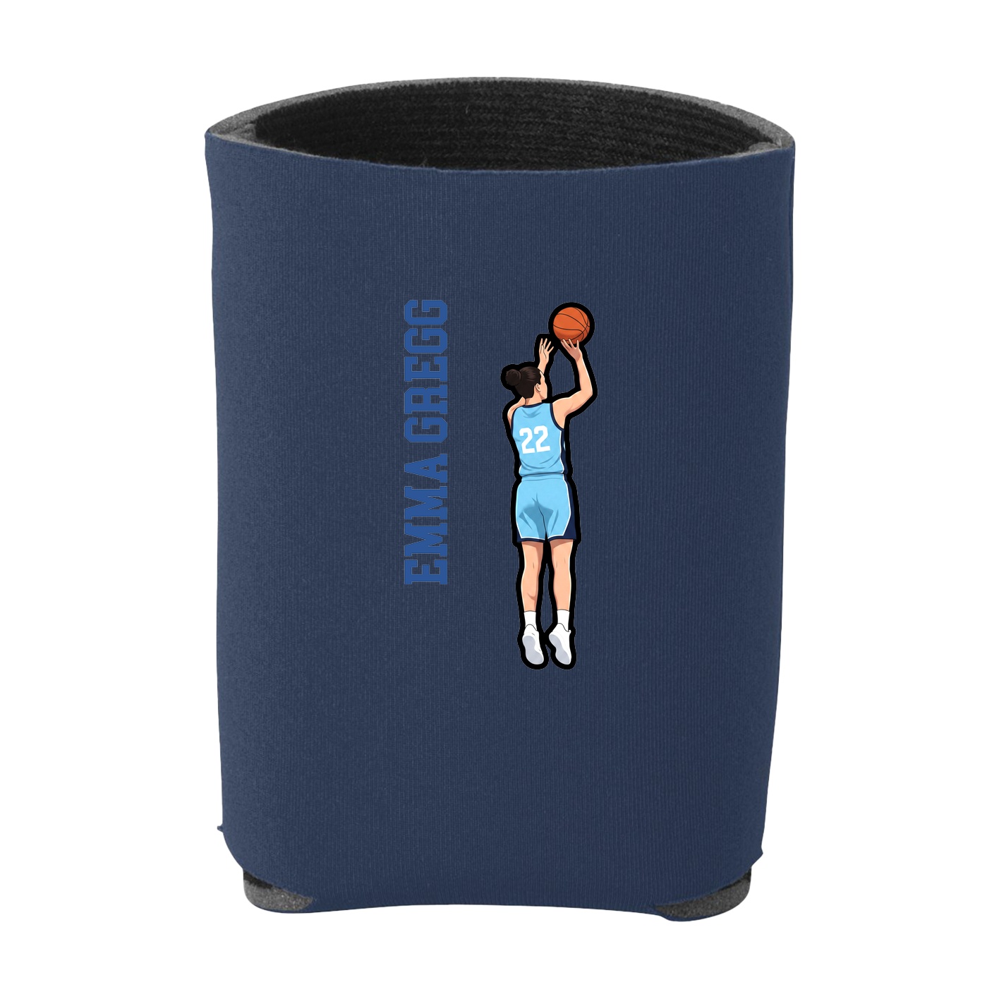 Can Holder — Name Vertical in Navy