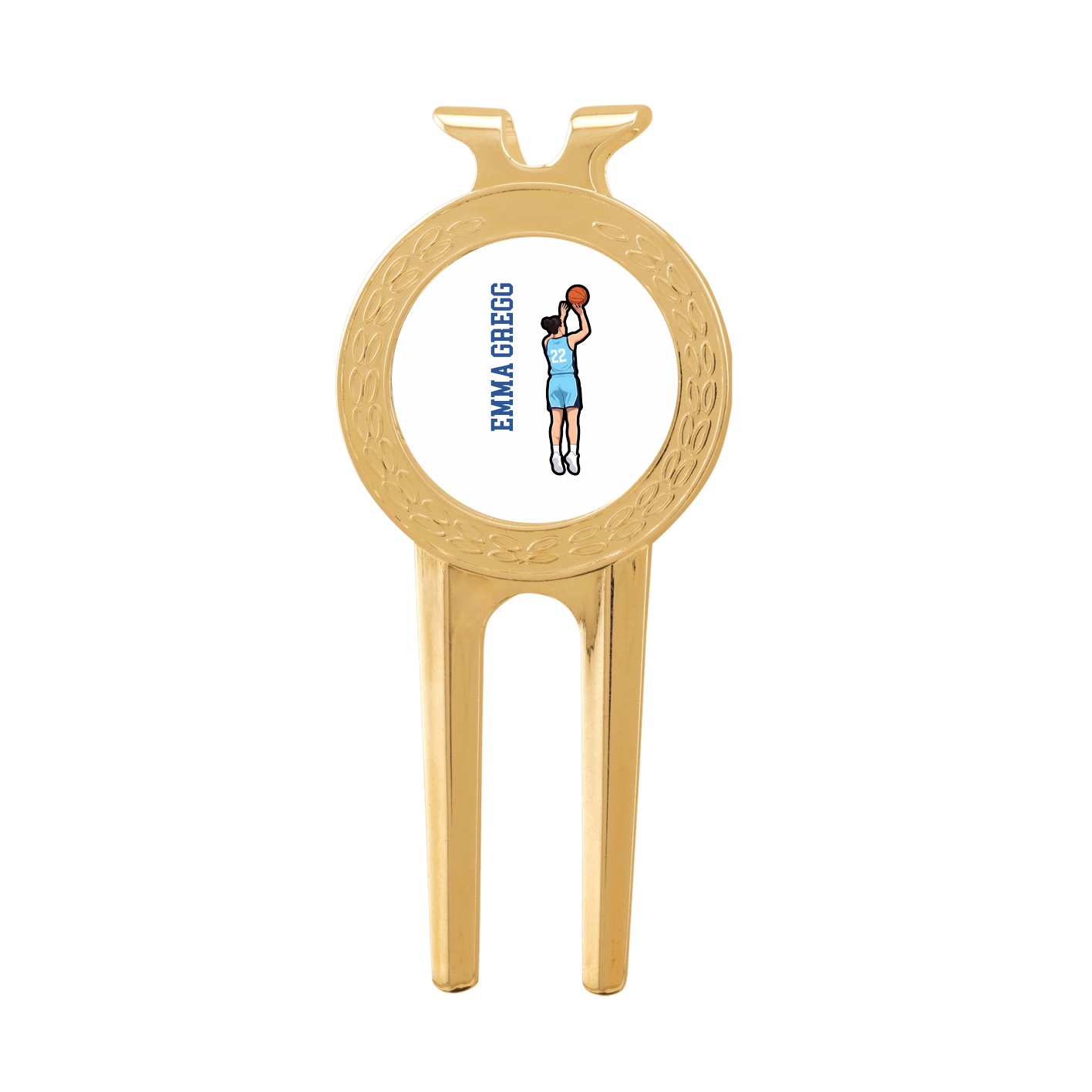 Divot Tool with Ball Marker — Name Vertical in Classic