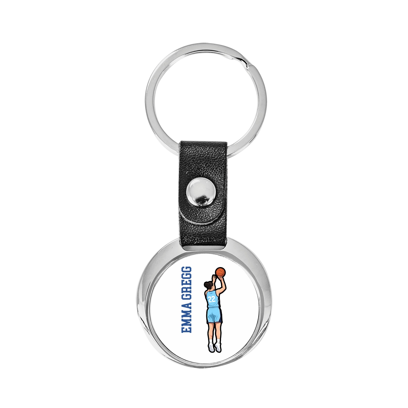 Key Chain — Name Vertical in Classic