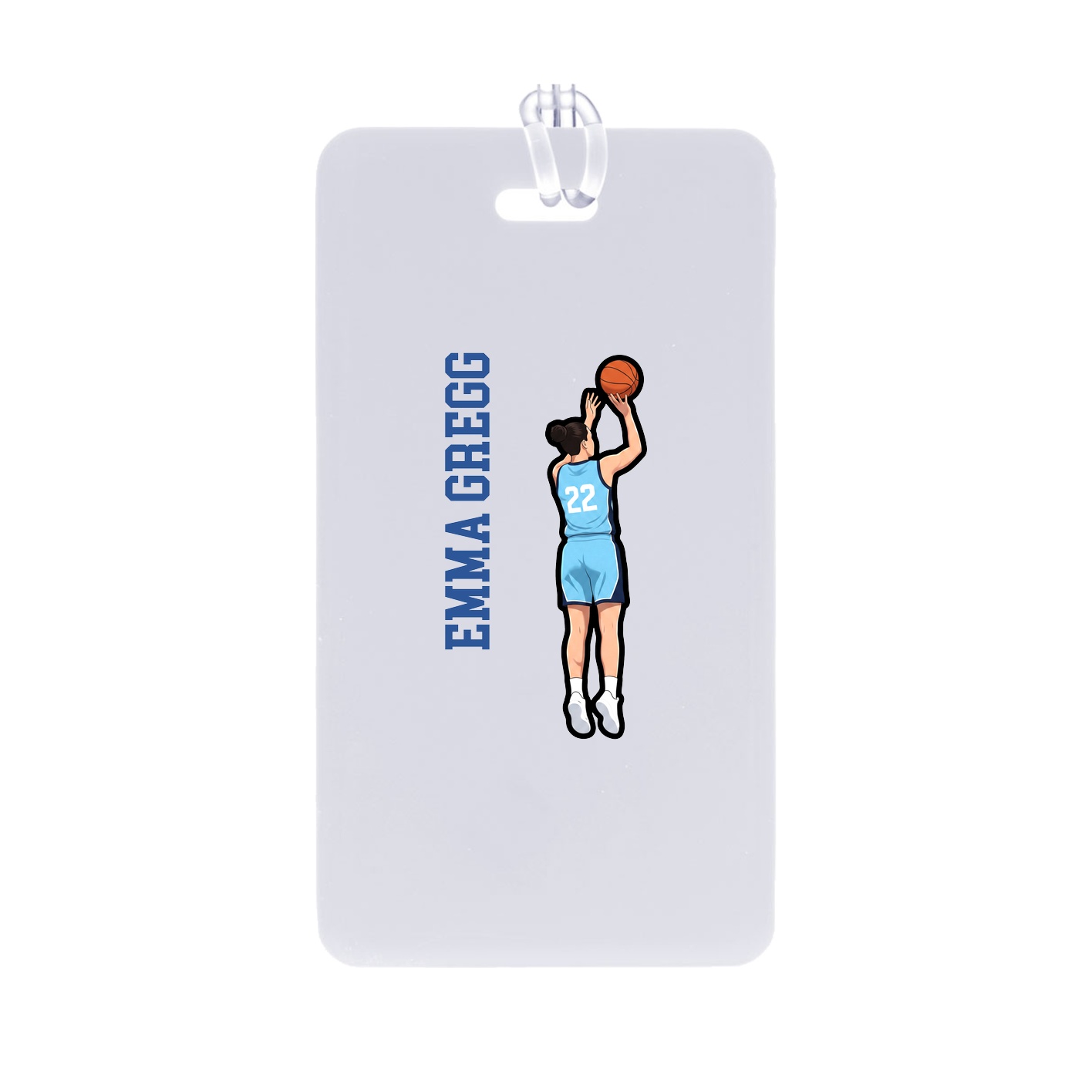 Bag Tag — Name Vertical in Classic