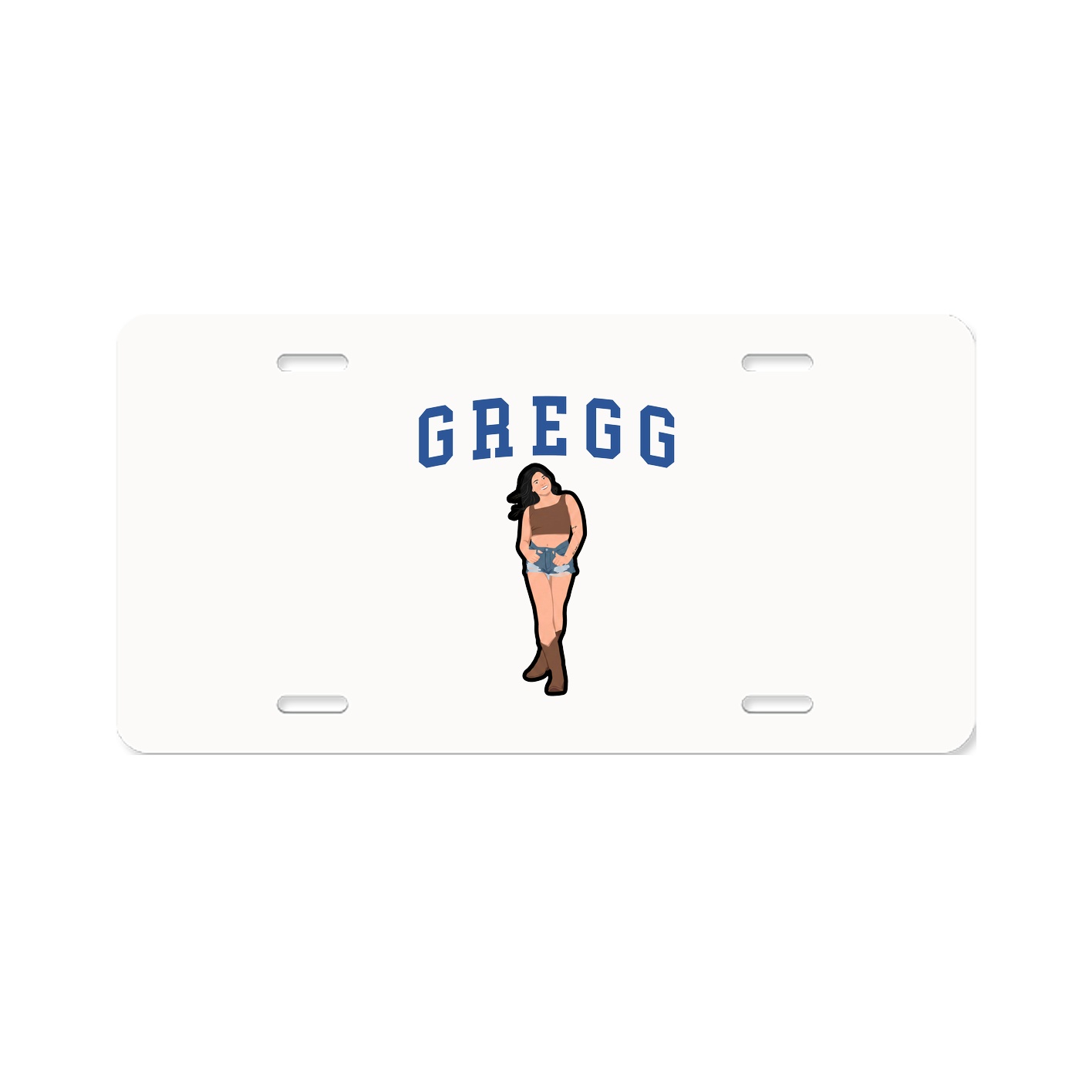 License Plate — Shirsey in Classic