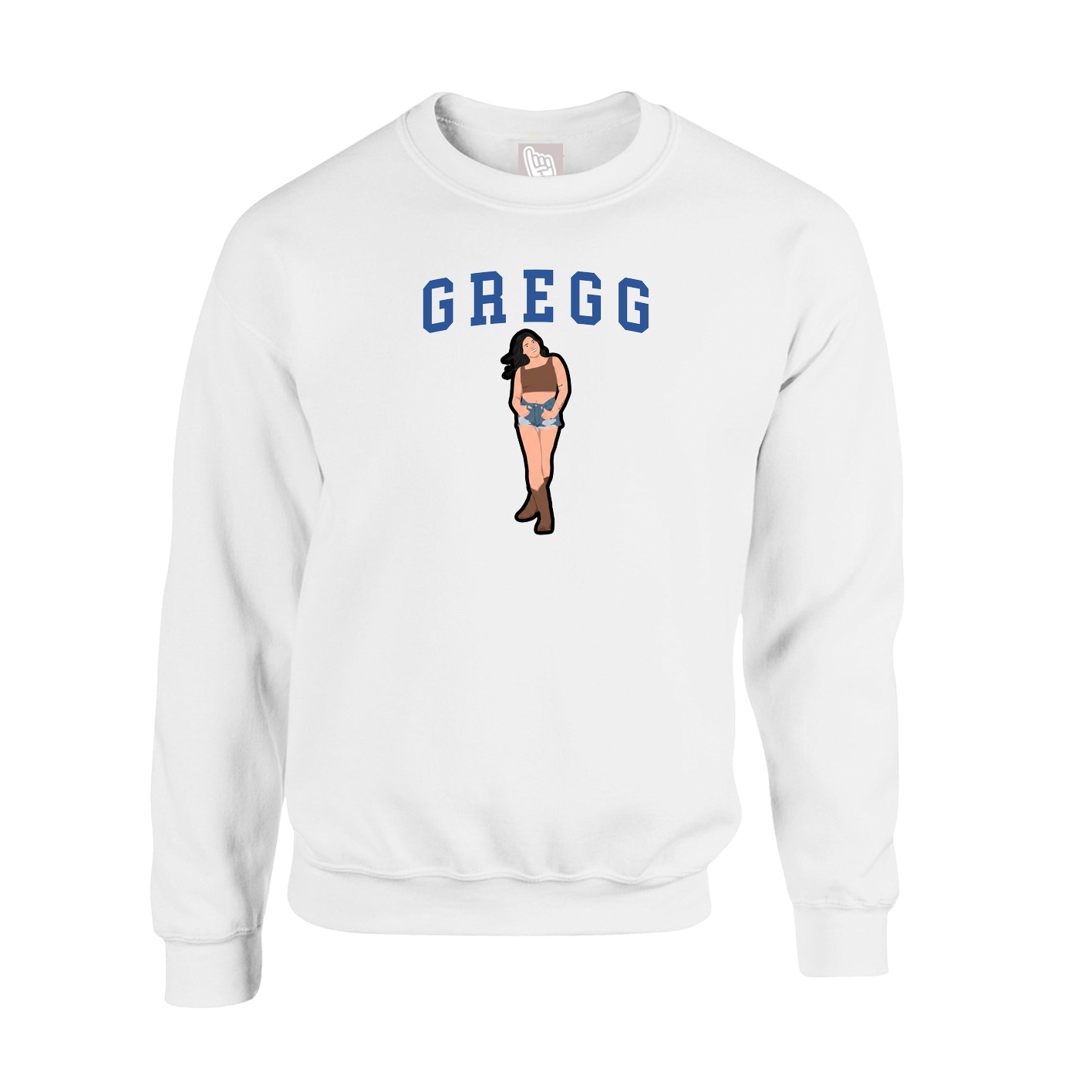 Fleece Crew — Shirsey in White