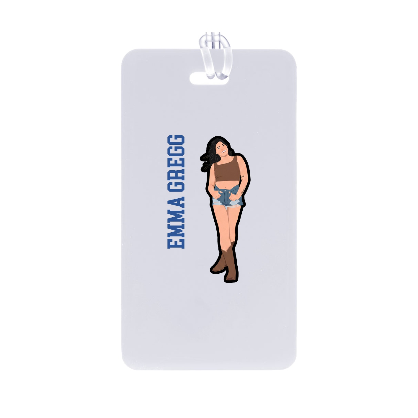 Bag Tag — Name Vertical in Classic
