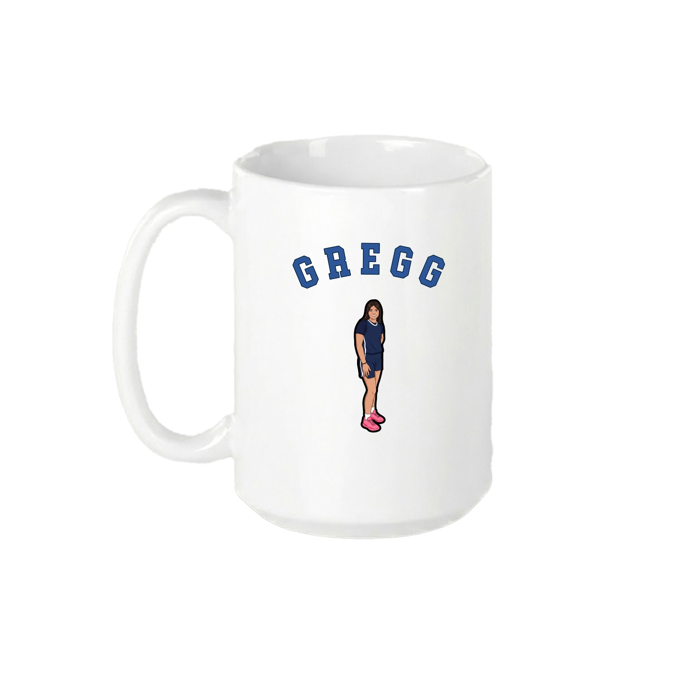 15oz Coffee Mug — Shirsey Arch in White