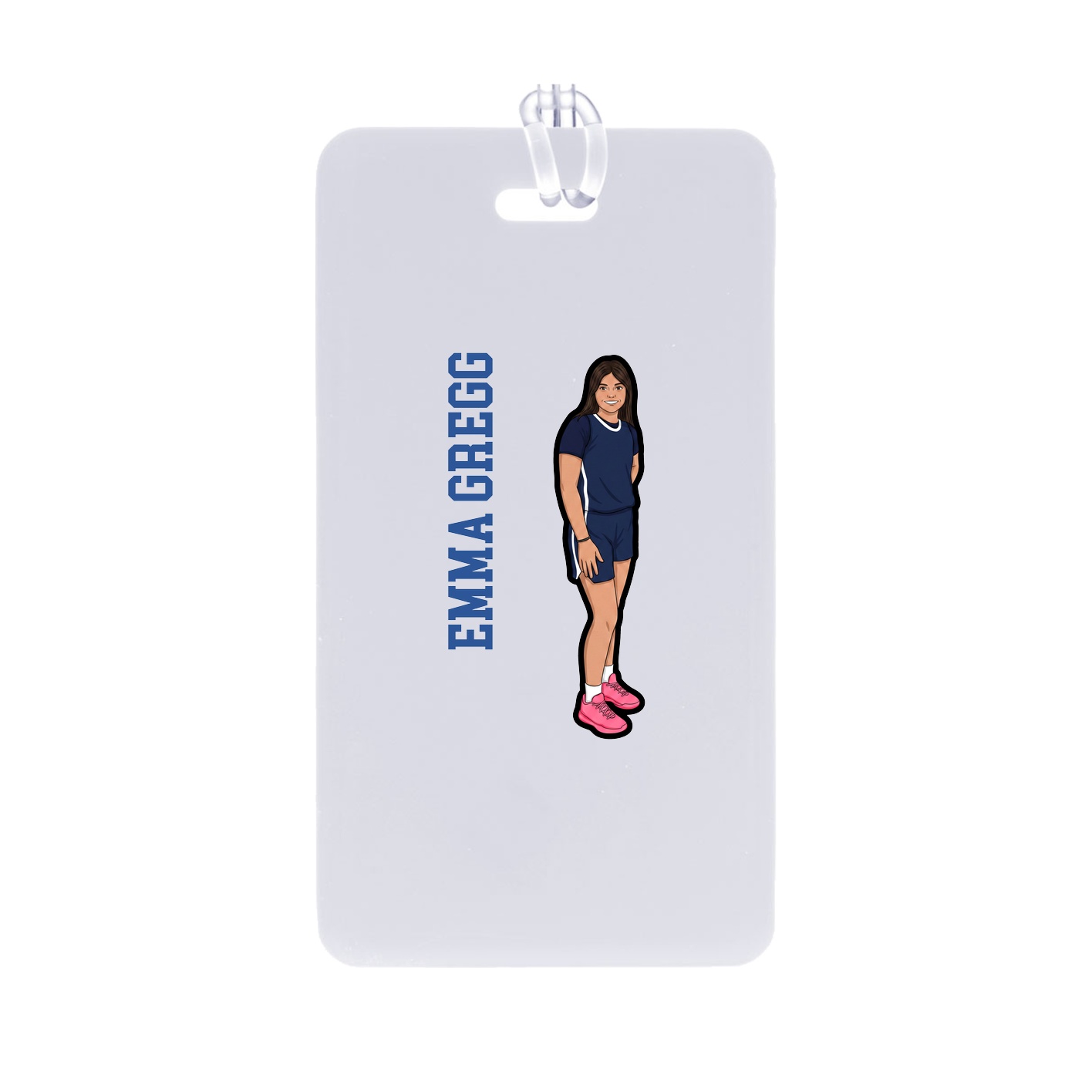 Bag Tag — Name Vertical in Classic