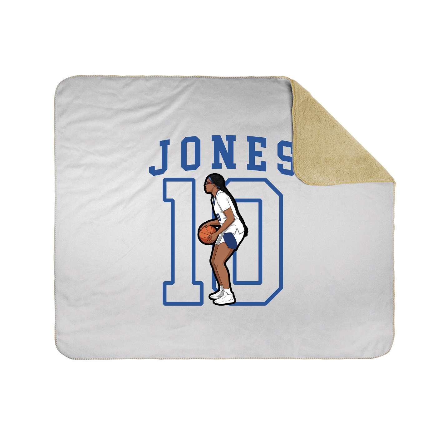 50x60 Sherpa Lined Throw Blanket