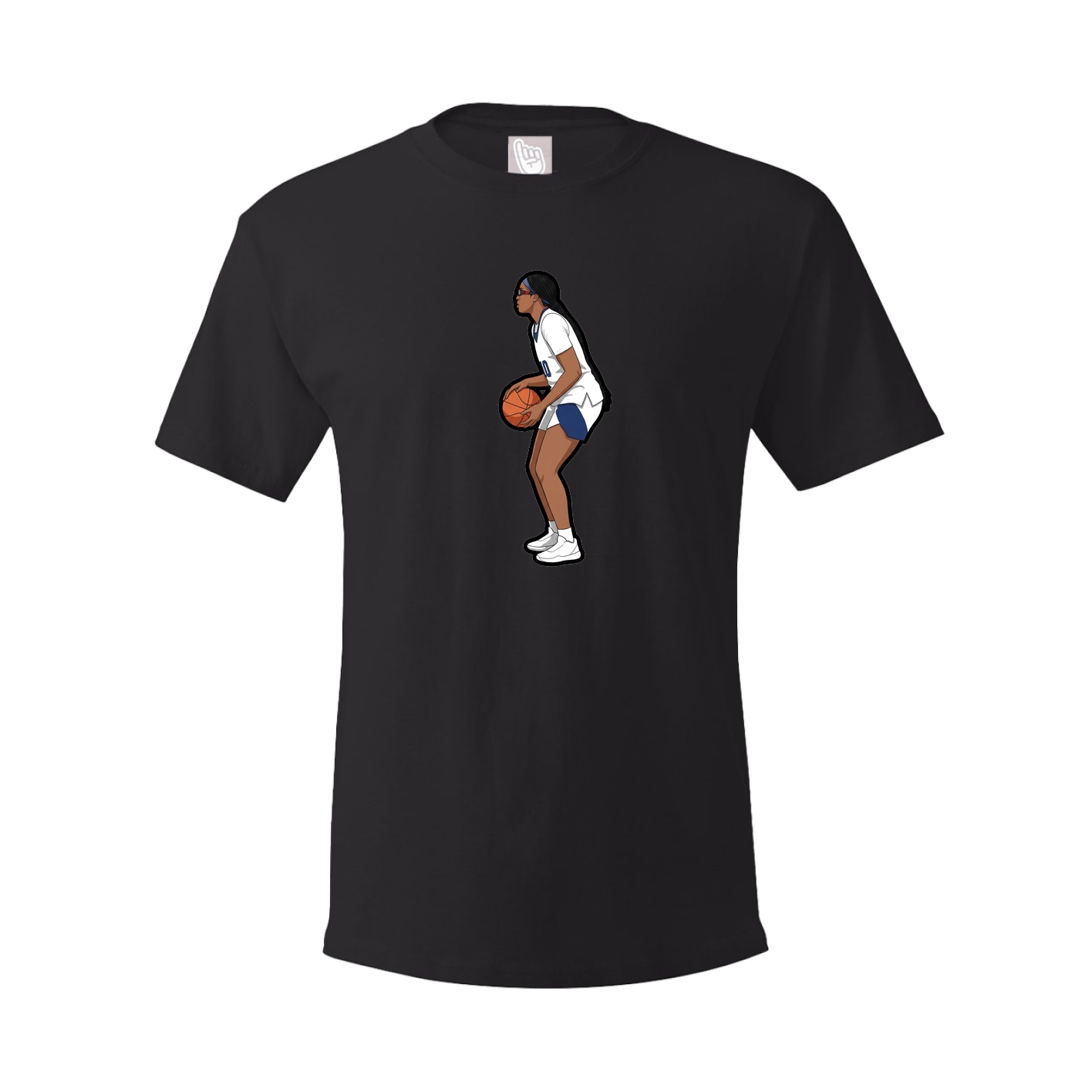 Tee — Name Vertical in Black