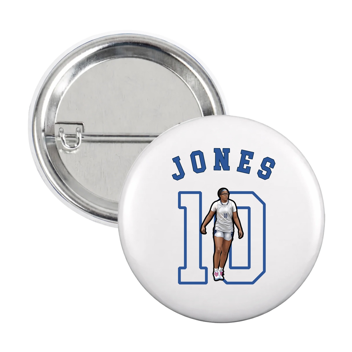 Game Day Button — Shirsey Arch in White