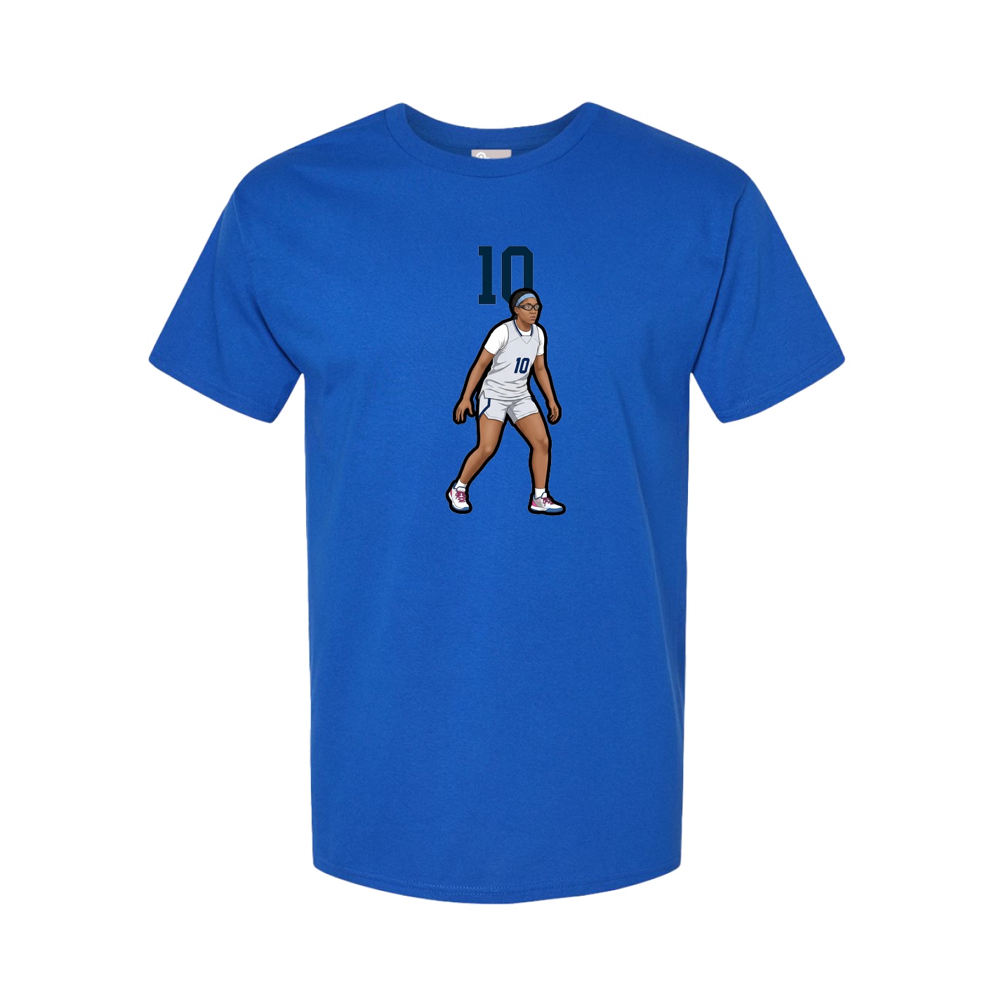 Tee — Number Top in Royal