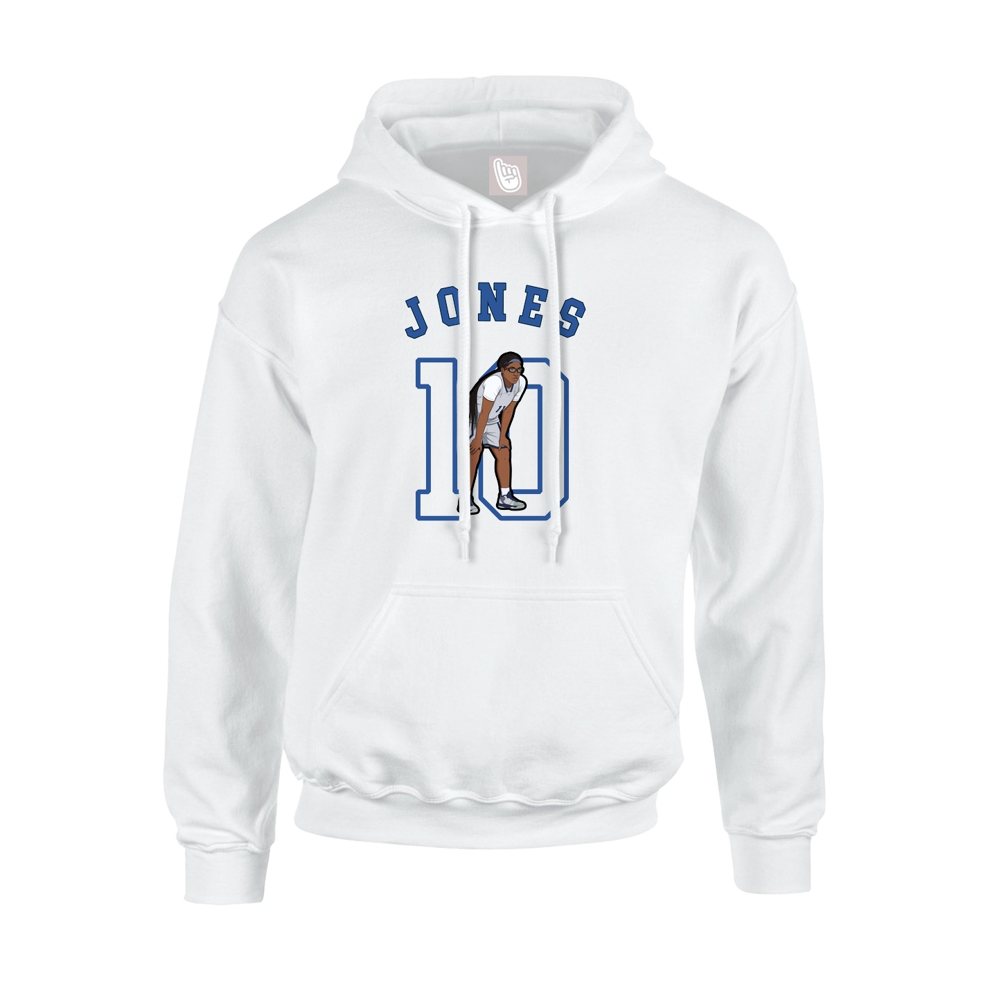 Youth Hoodie — Shirsey Arch in White