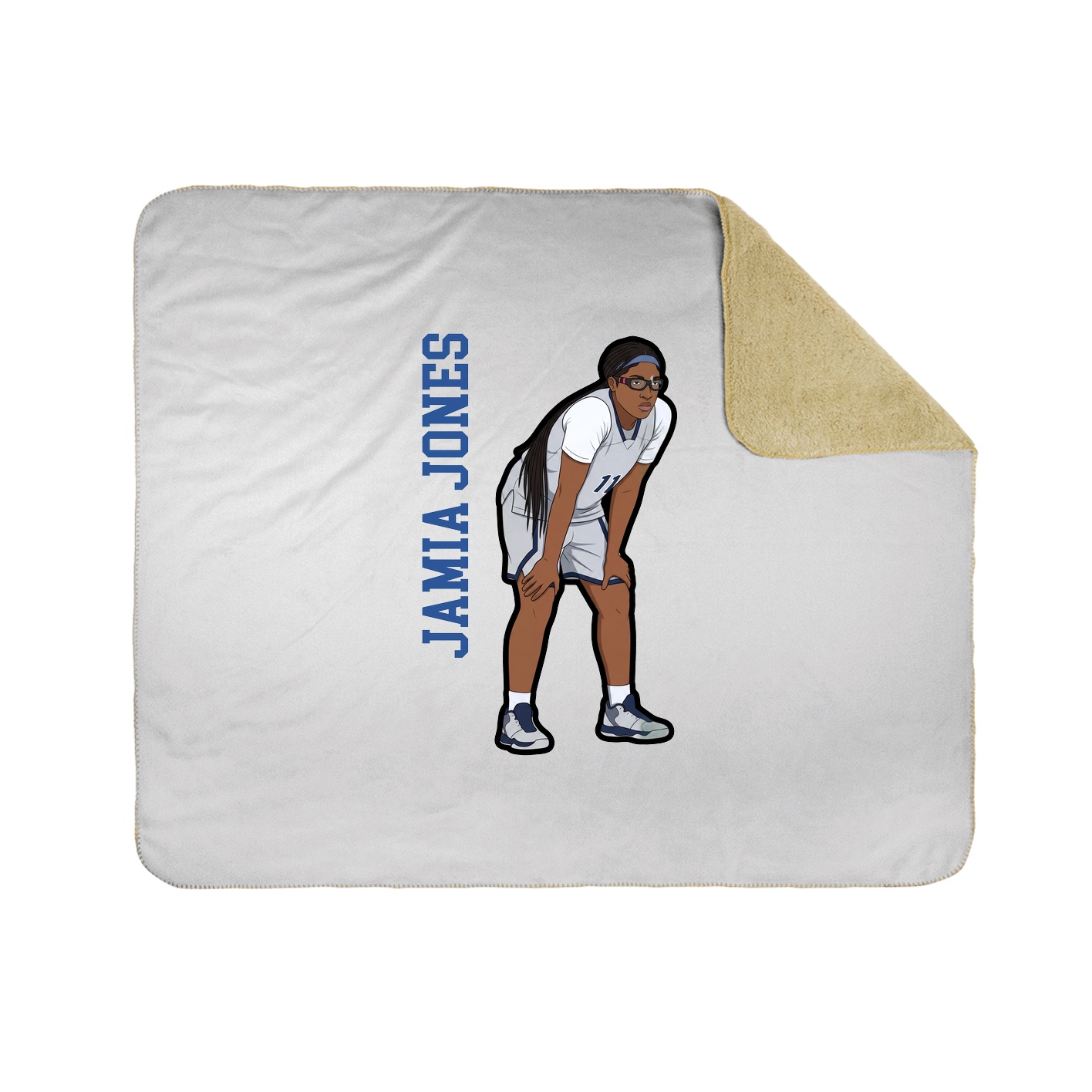 50x60 Sherpa Lined Throw Blanket