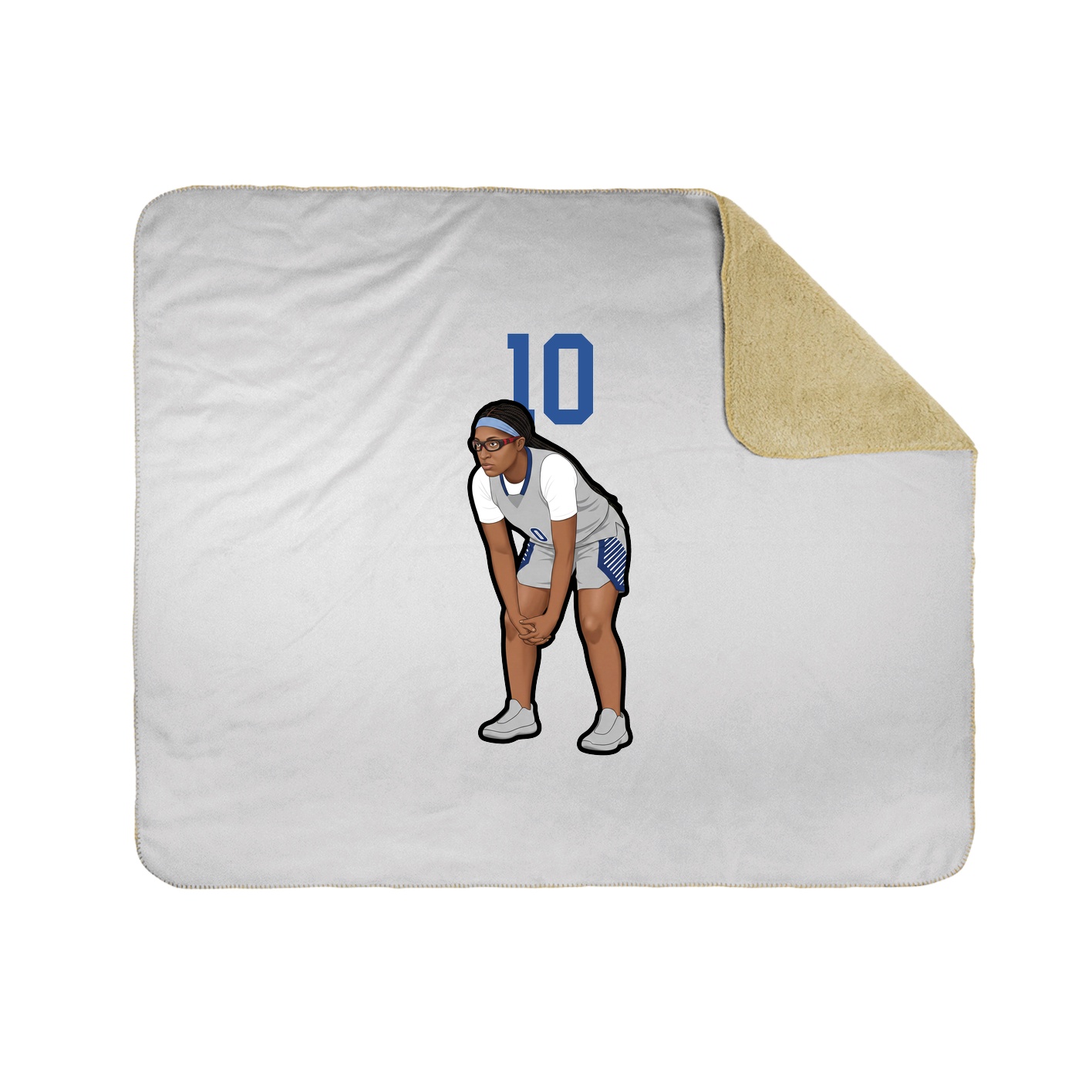 50x60 Sherpa Lined Throw Blanket