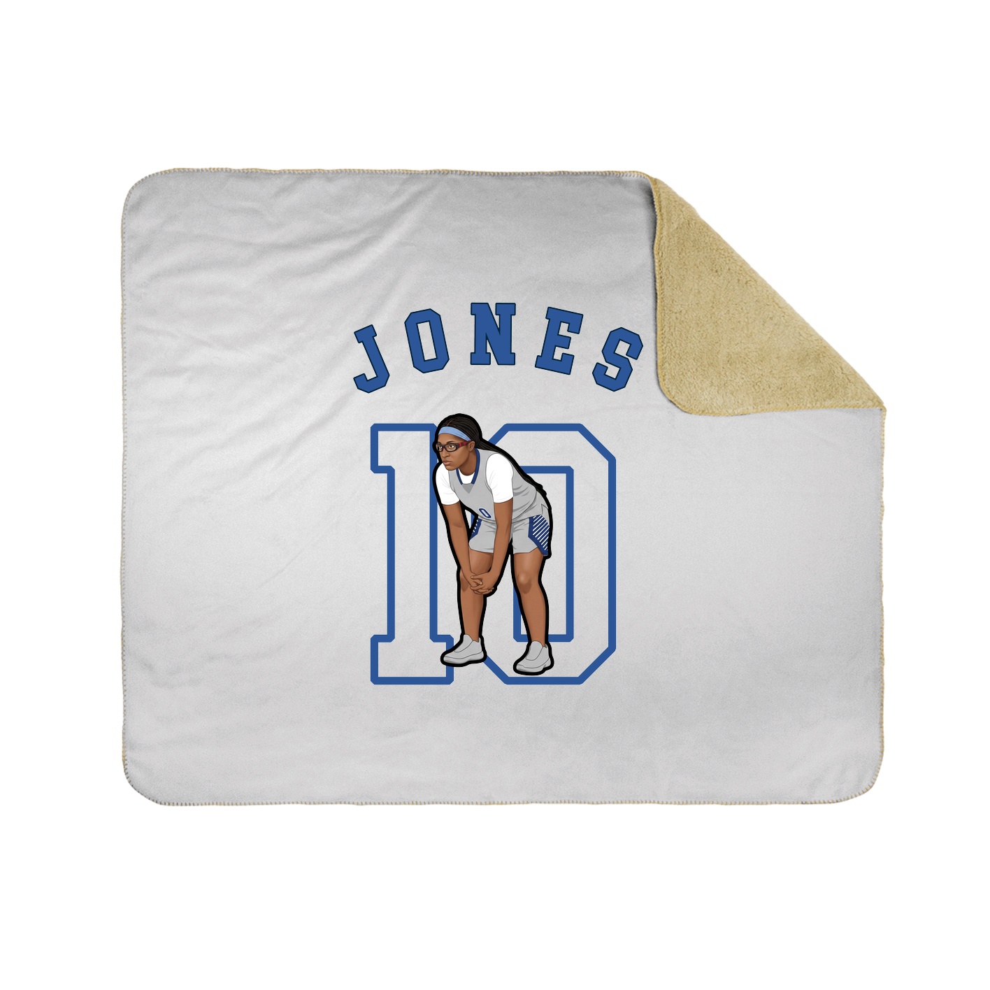 50x60 Sherpa Lined Throw Blanket