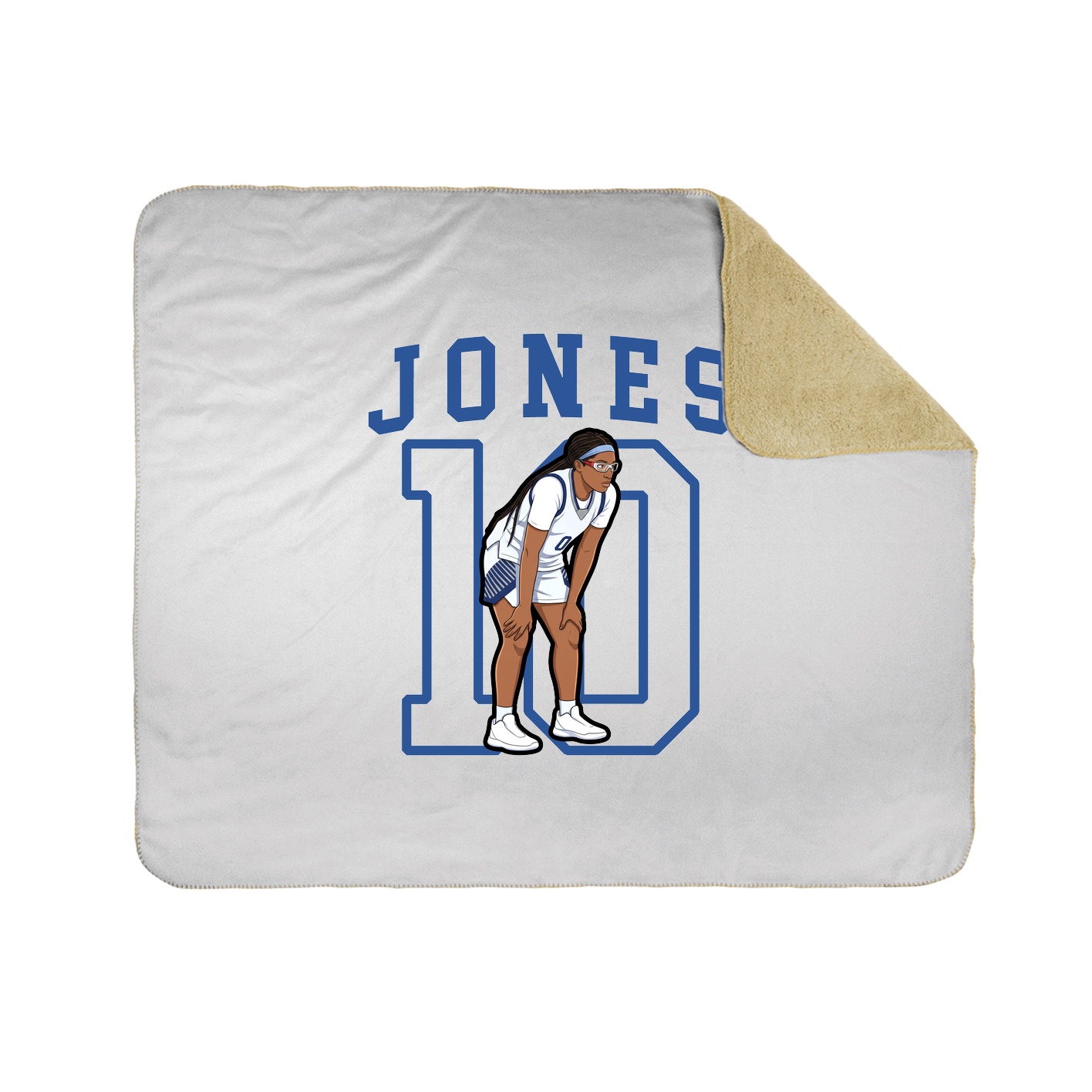 50x60 Sherpa Lined Throw Blanket