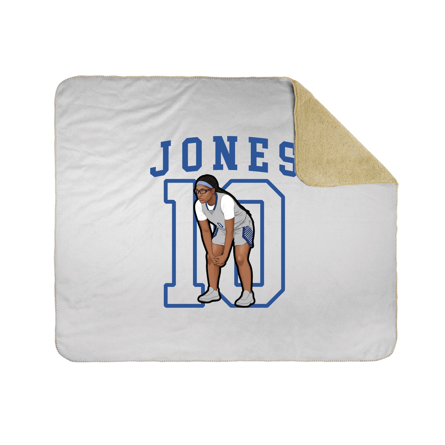 50x60 Sherpa Lined Throw Blanket