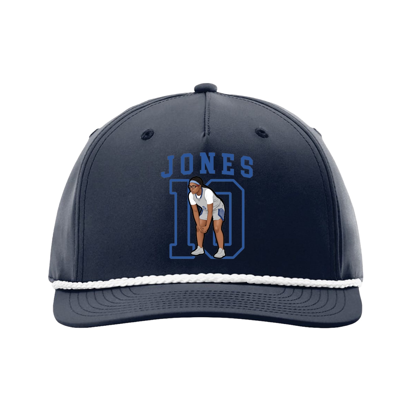 Five-Panel Classic Rope Cap — Shirsey in Navy
