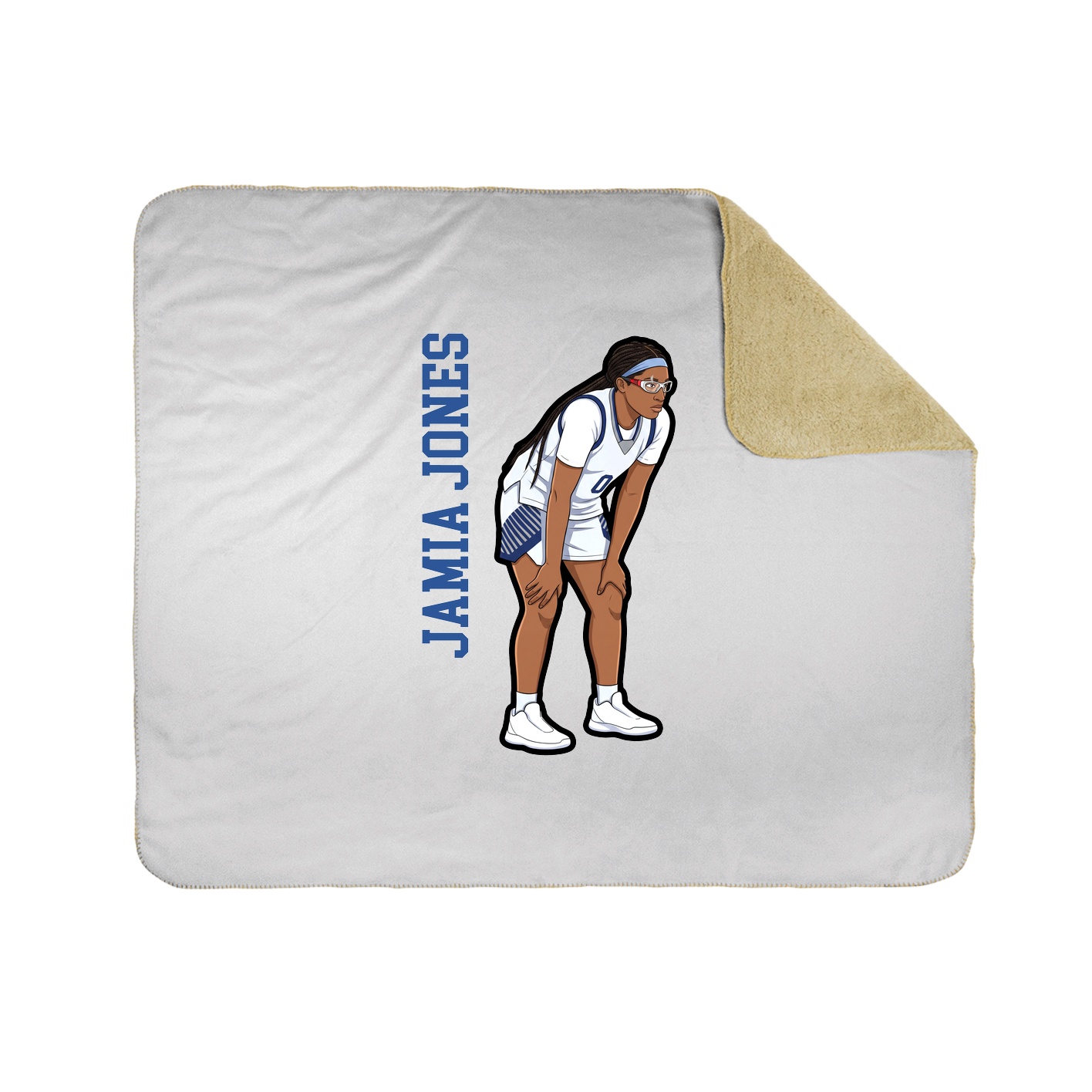 50x60 Sherpa Lined Throw Blanket