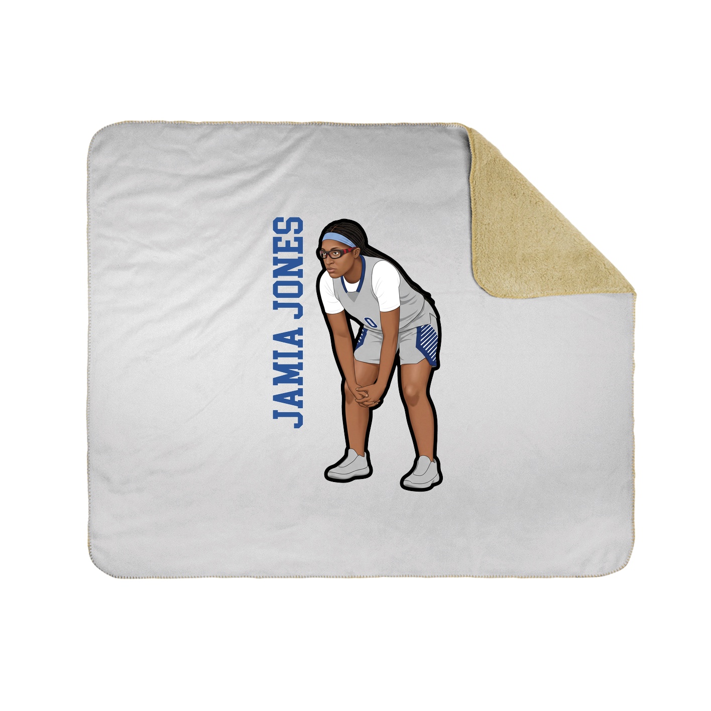 50x60 Sherpa Lined Throw Blanket