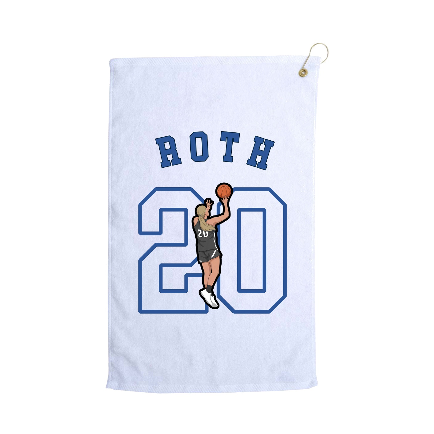 Golf Towel — Shirsey Arch in White