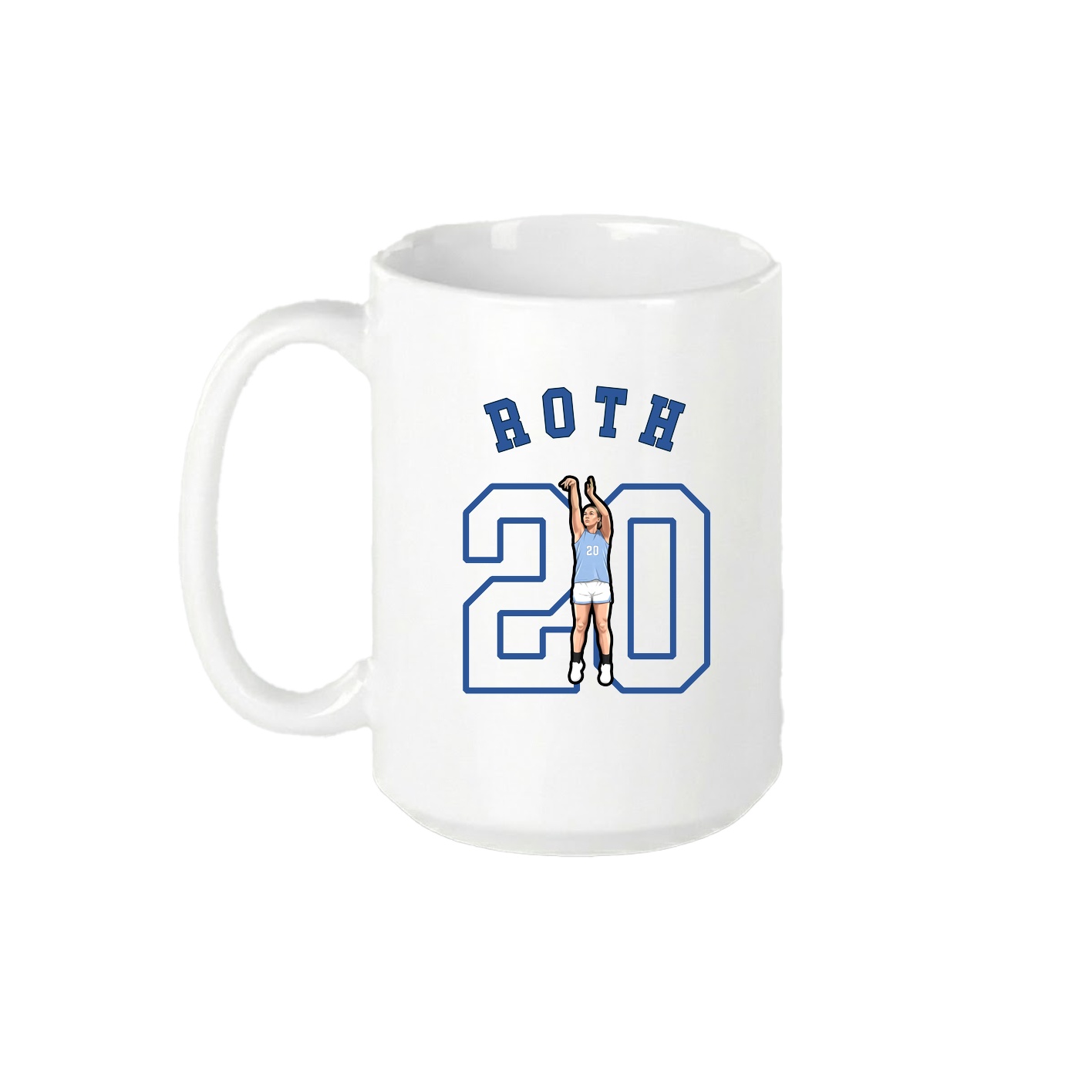 15oz Coffee Mug — Shirsey Arch in White