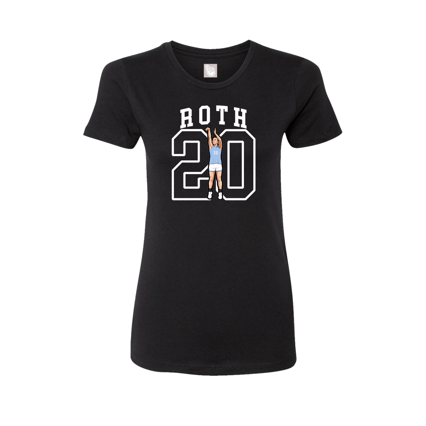 Fitted Women's Tee — Shirsey in Black