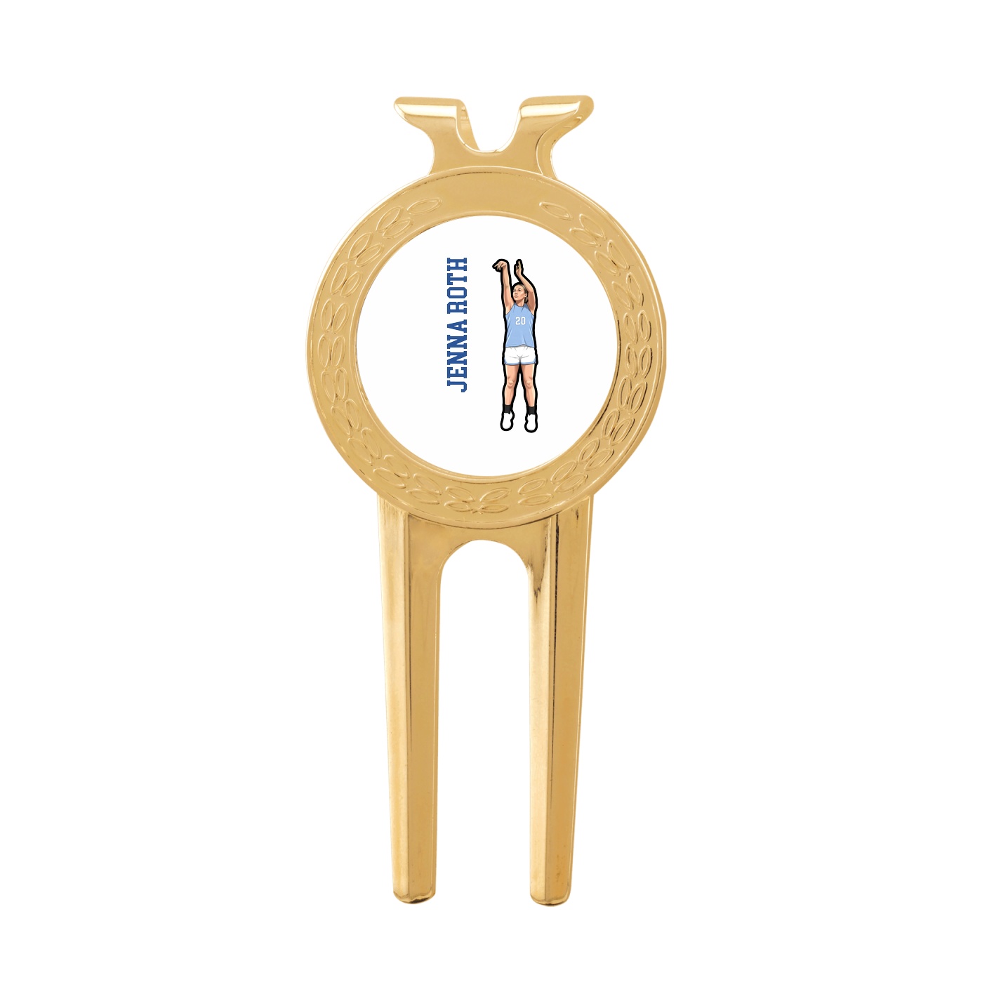 Divot Tool with Ball Marker — Name Vertical in Classic