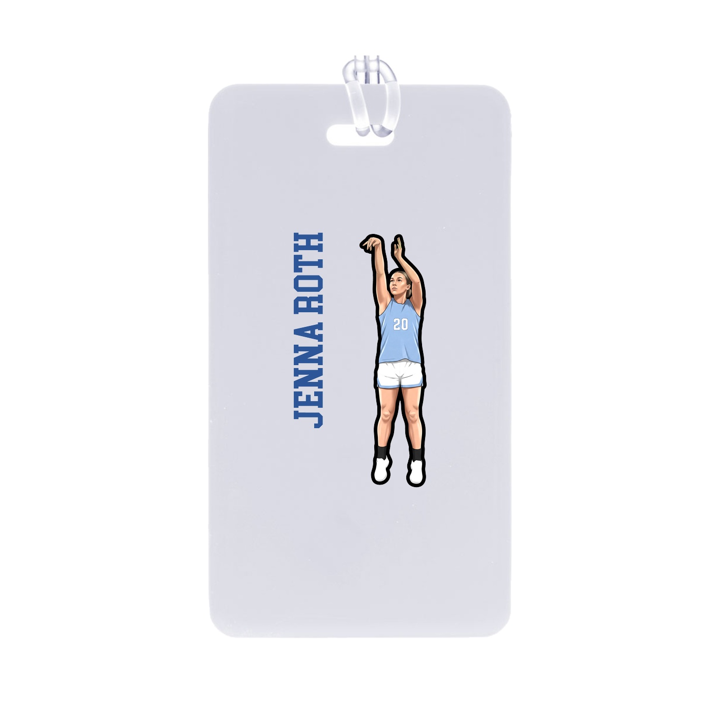 Bag Tag — Name Vertical in Classic