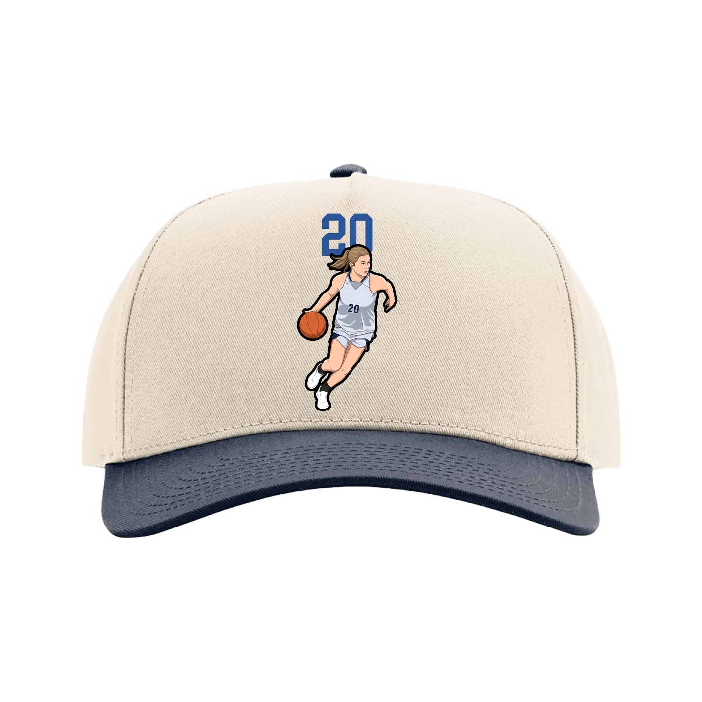 Full Fabric Five-Panel Champ Cap