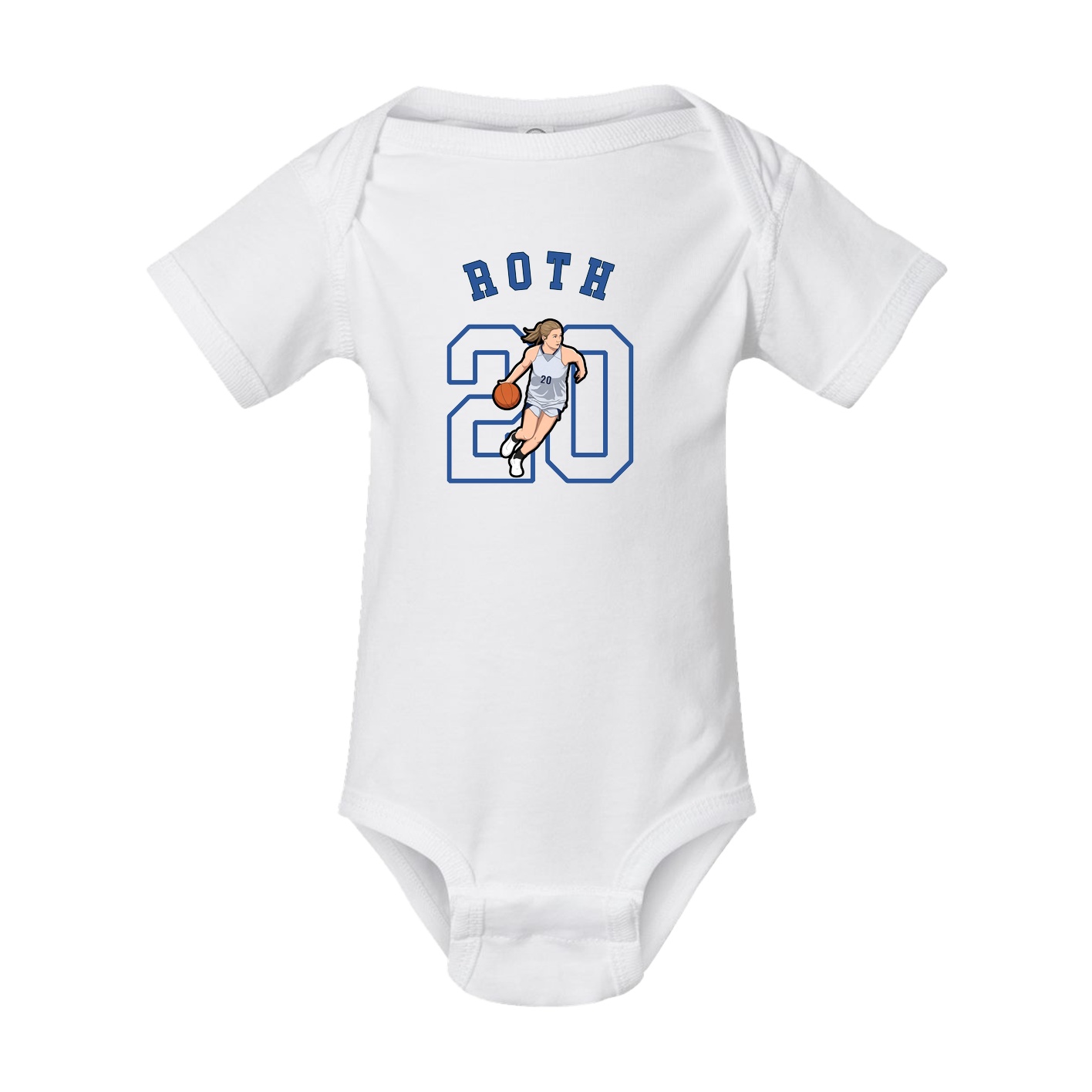 Baby Onesie — Shirsey Arch in White