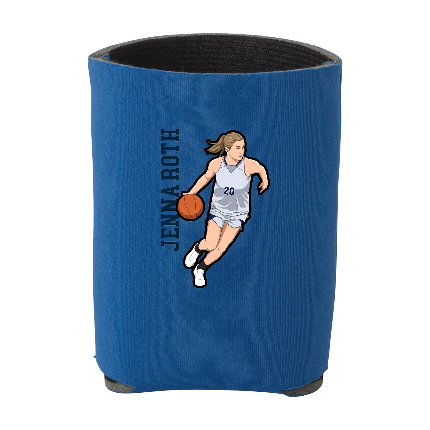 Can Holder — Name Vertical in Royal