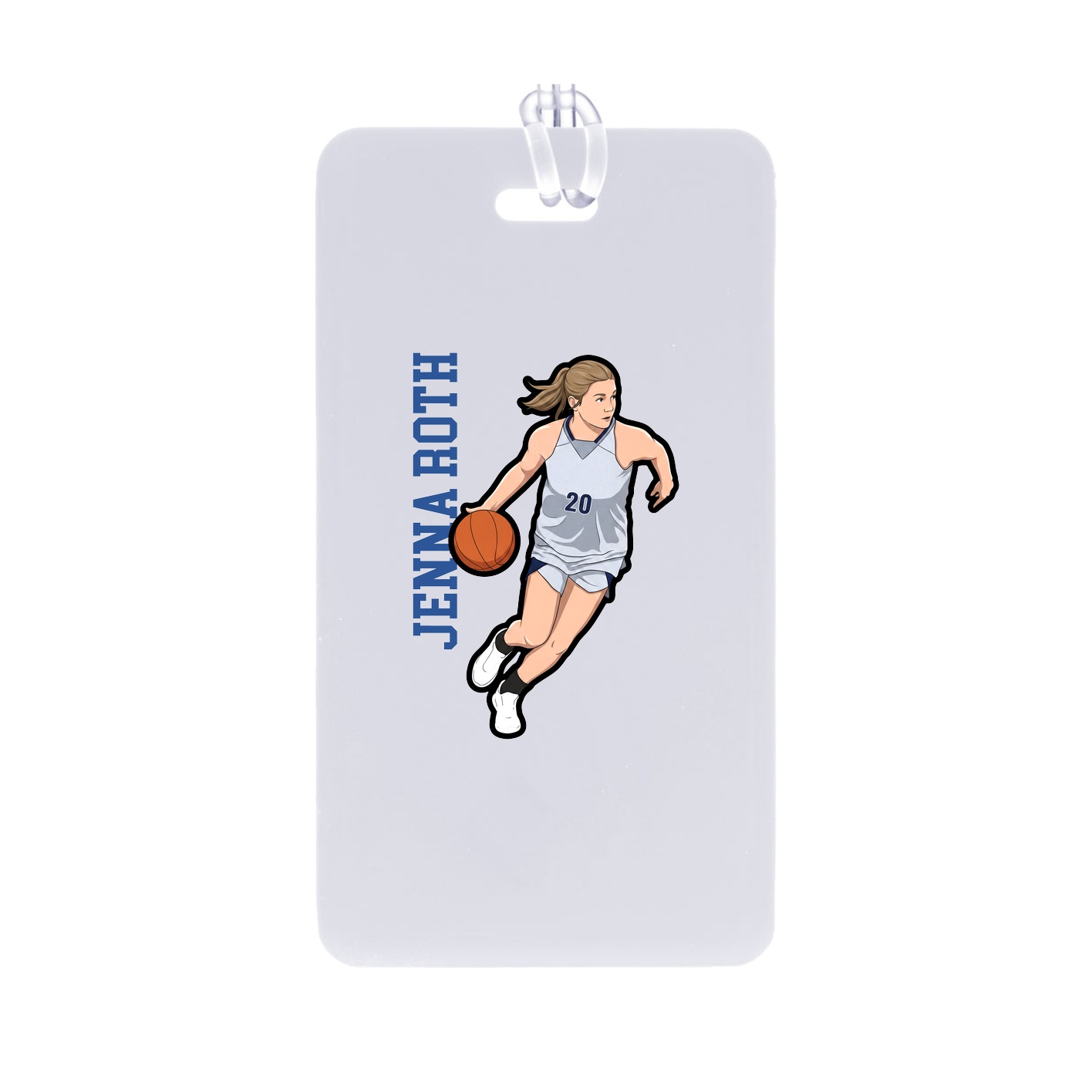 Bag Tag — Name Vertical in Classic