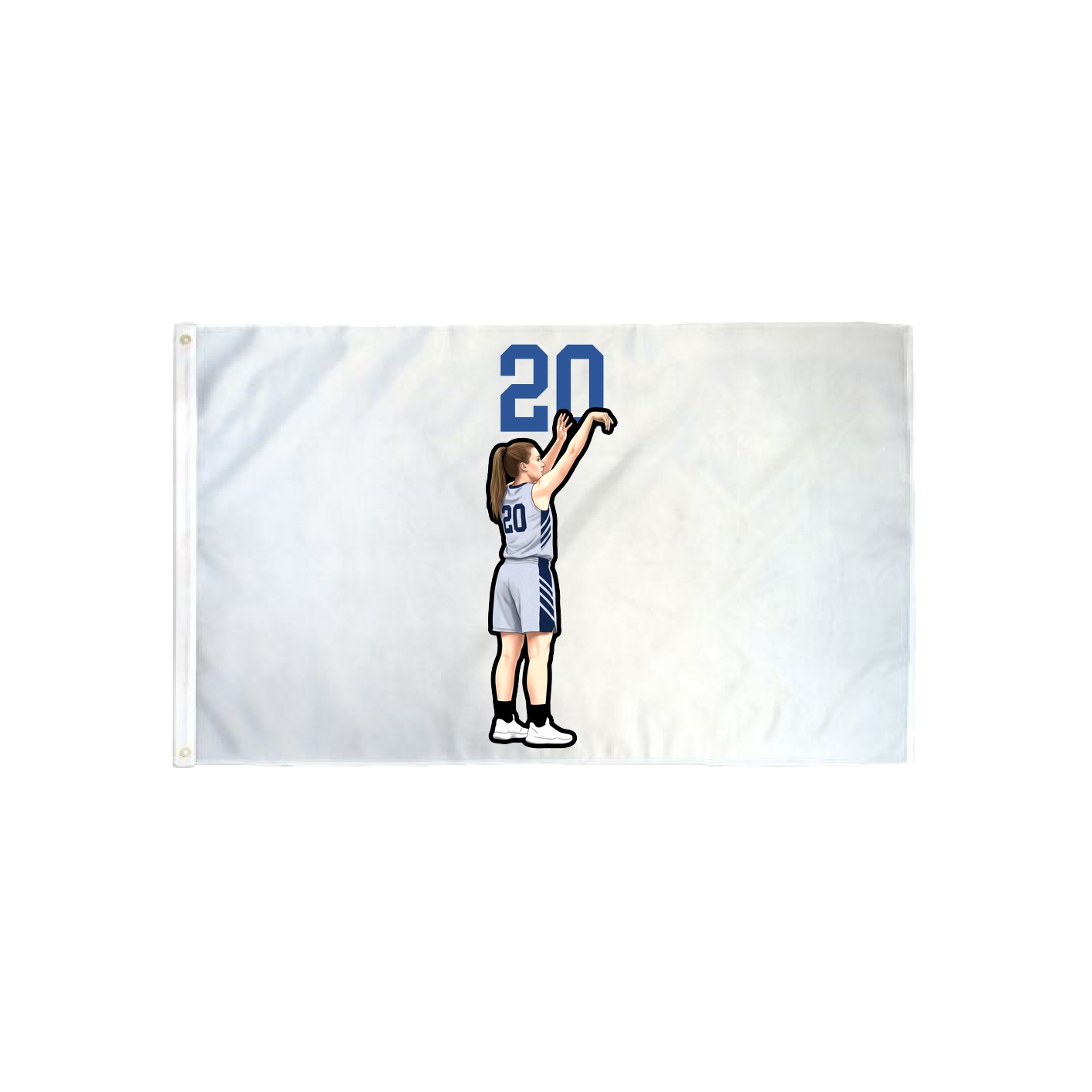 3x5 Flag — Number Top in Classic