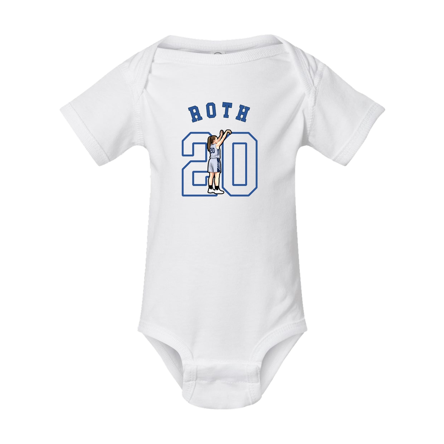 Baby Onesie — Shirsey Arch in White