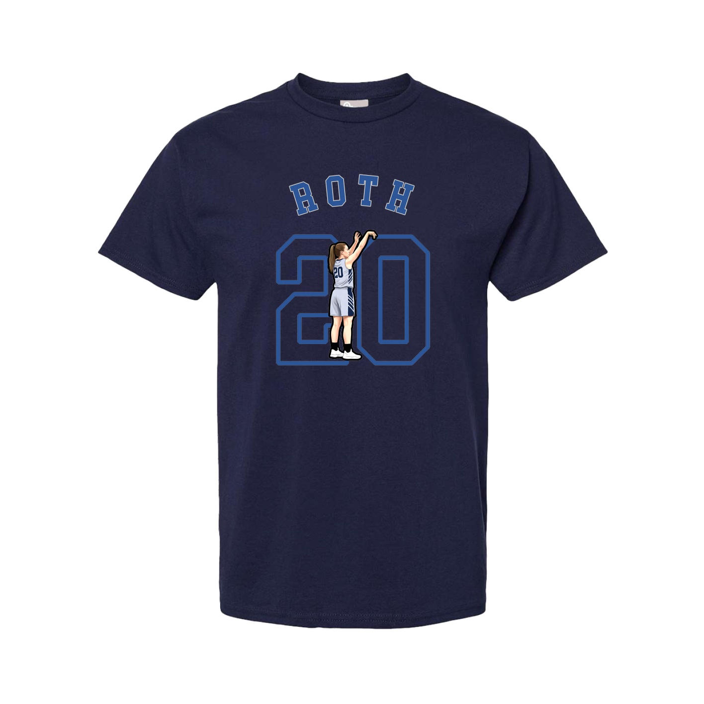 Youth Tee — Shirsey Arch in Navy