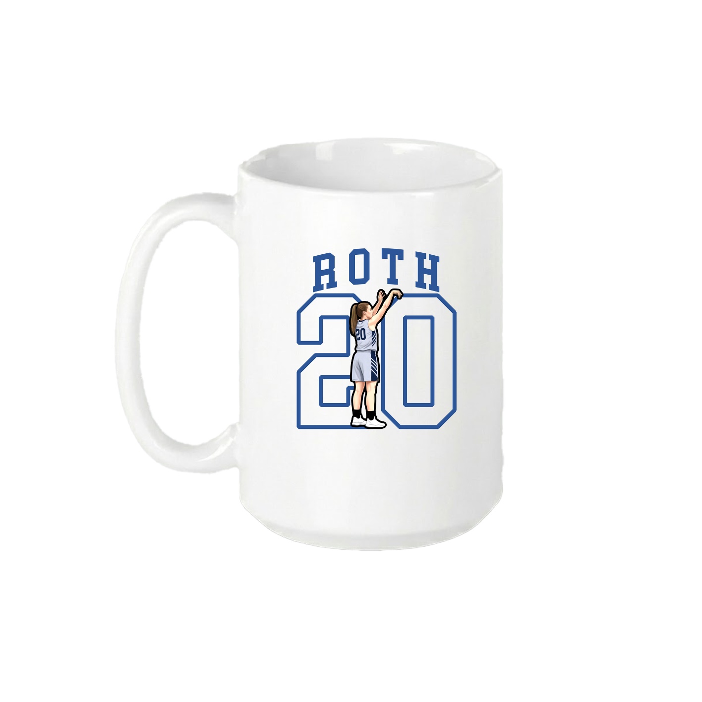 15oz Coffee Mug — Shirsey in White