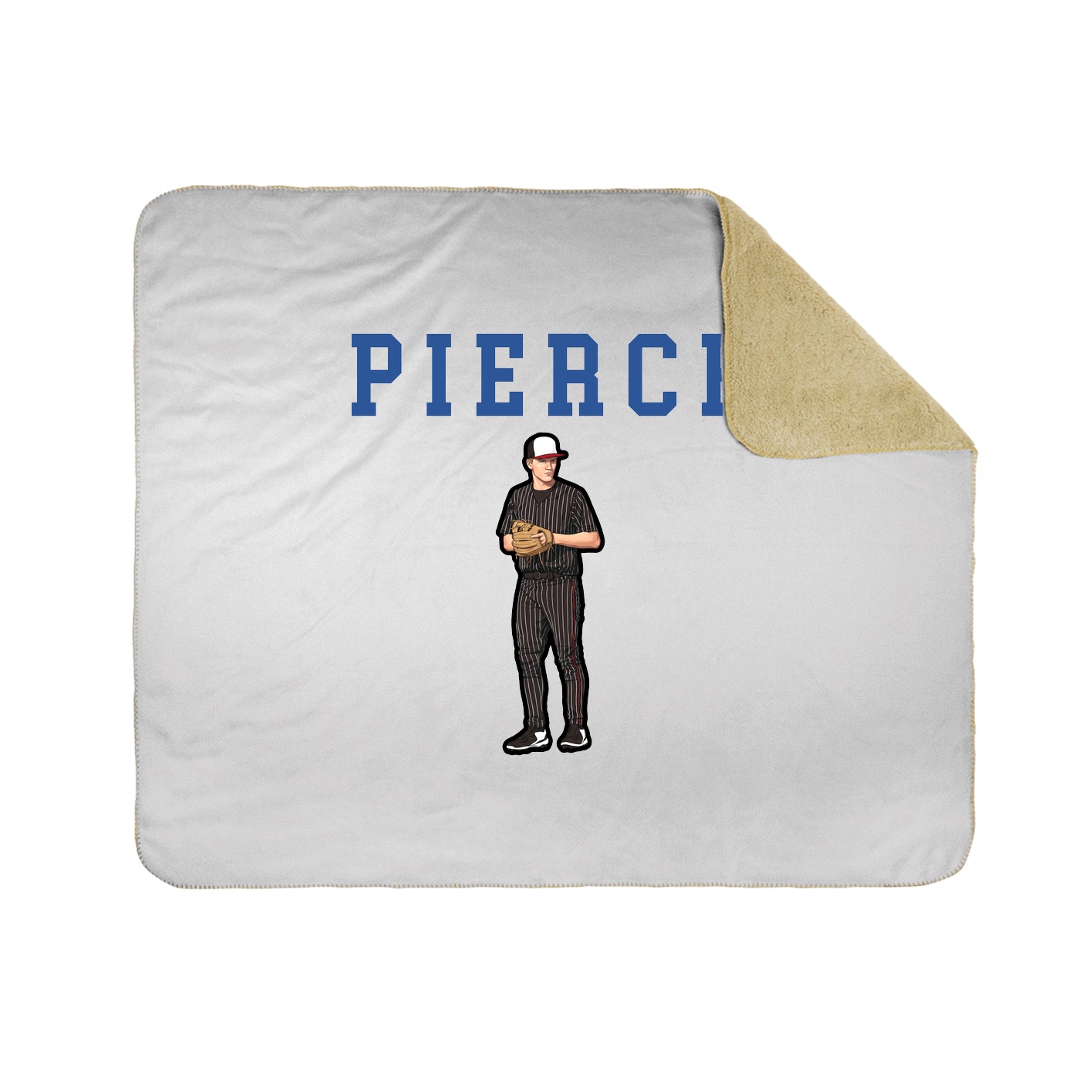 Throw Blanket — Shirsey in White