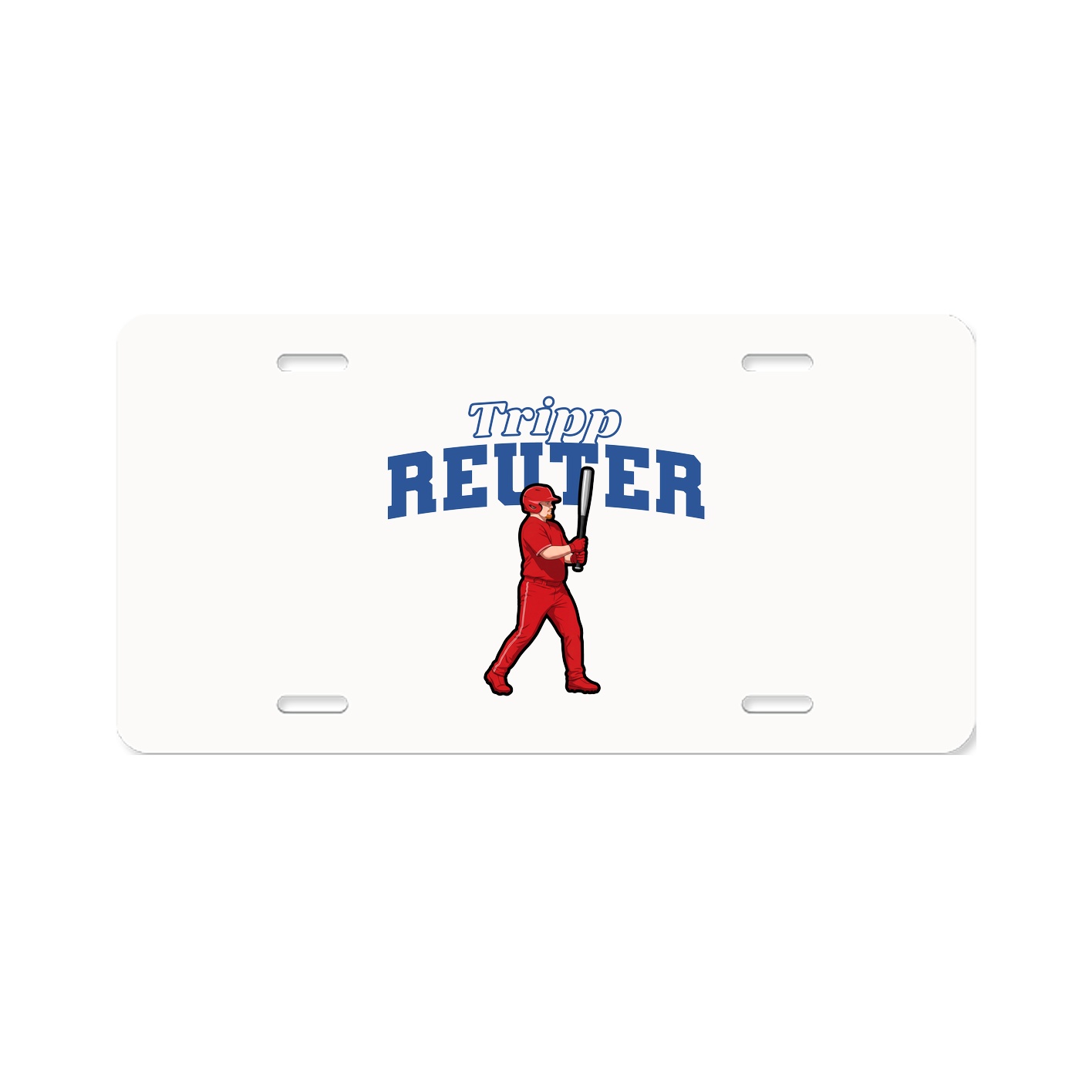 License Plate — Name Arch in Classic