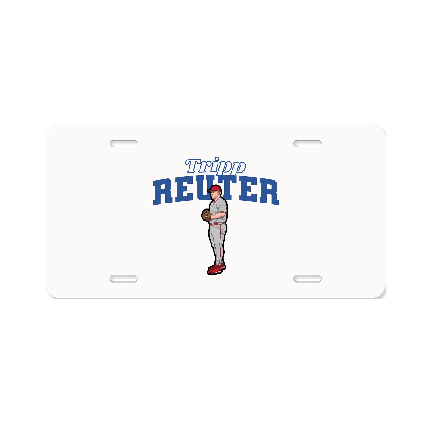 License Plate — Name Arch in Classic