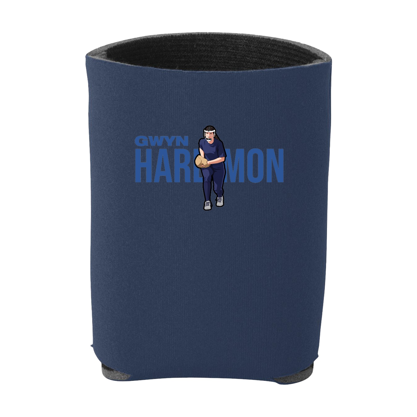Can Holder — Player Name in Navy