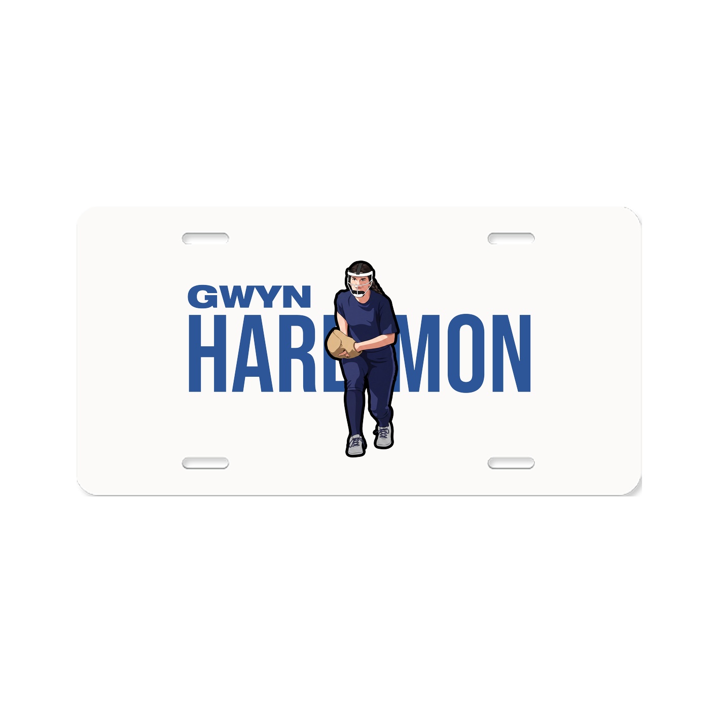 License Plate — Player Name in Classic