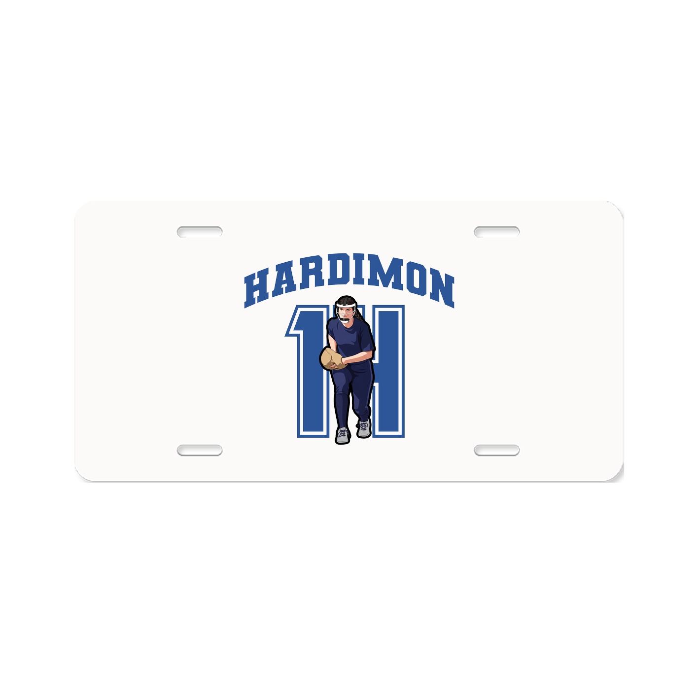 License Plate — Number in Classic