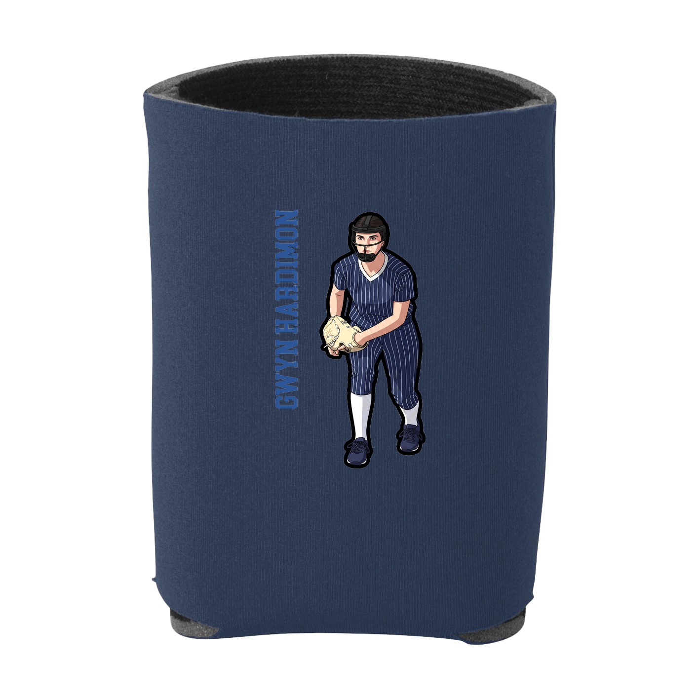 Can Holder — Name Vertical in Navy