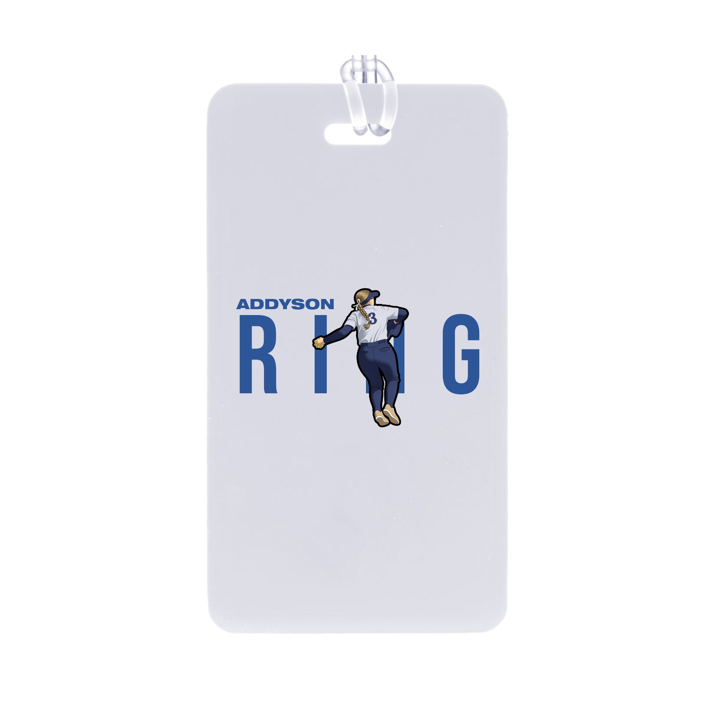 Bag Tag — Player Name in Classic