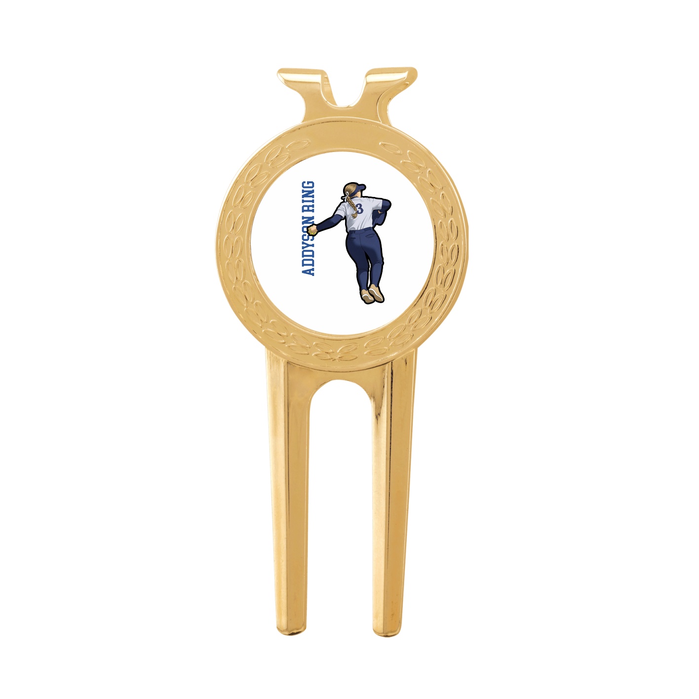 Divot Tool with Ball Marker — Name Vertical in Classic