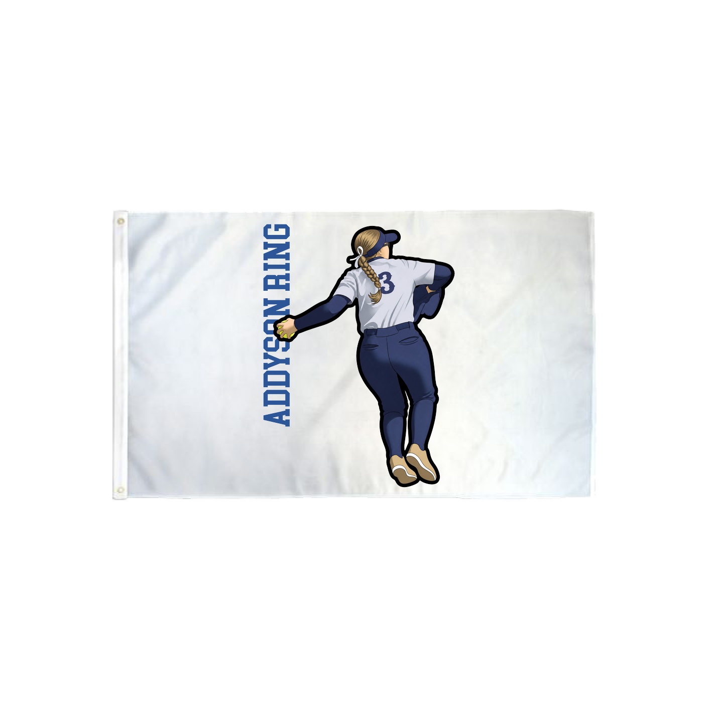 3x5 Flag — Name Vertical in Classic