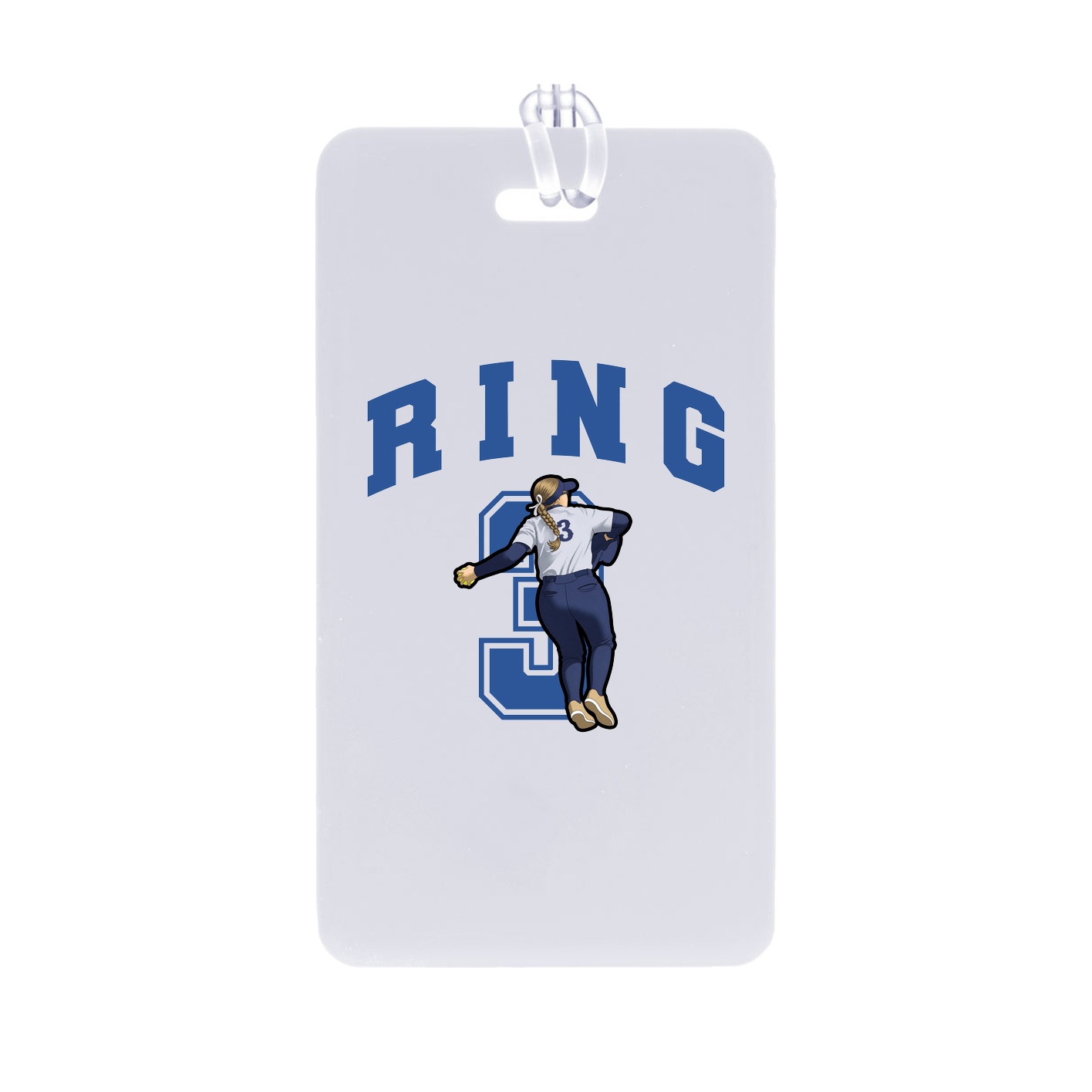 Bag Tag — Number in Classic